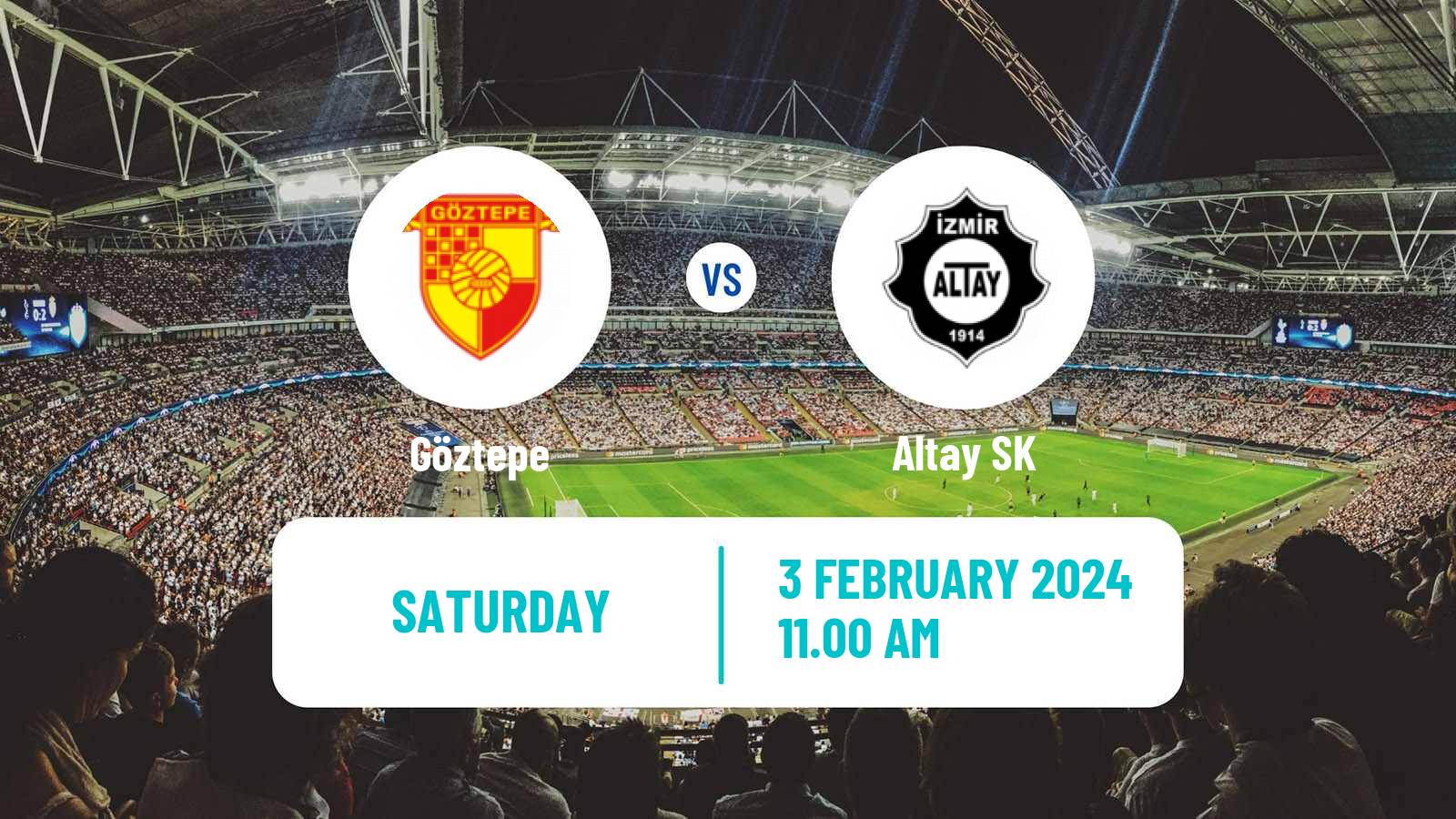 Soccer Turkish First League Göztepe - Altay