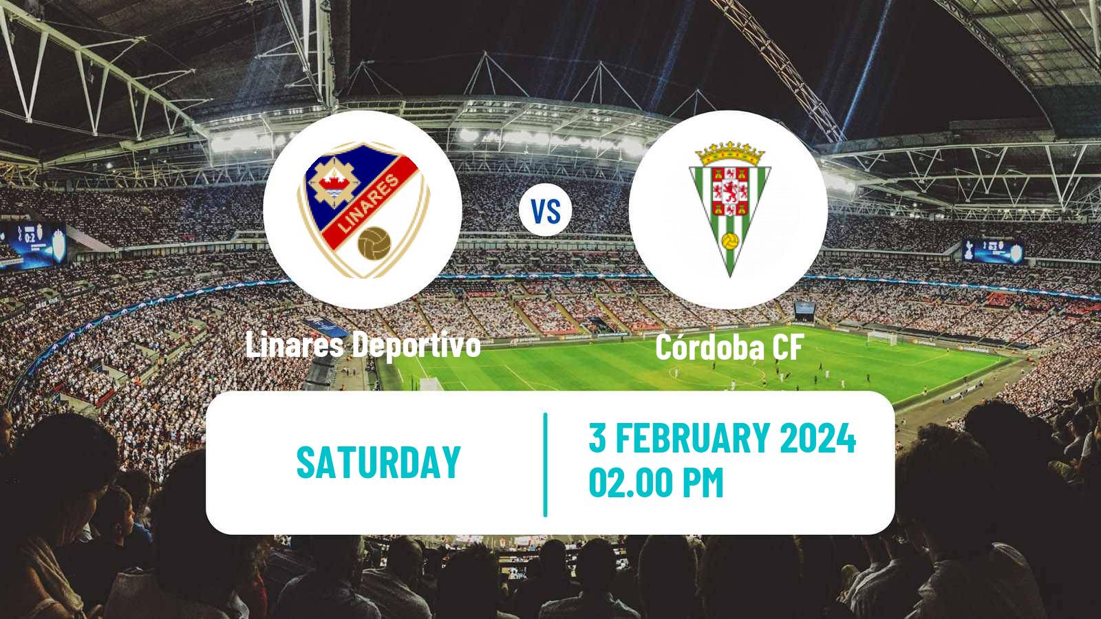 Soccer Spanish Primera RFEF Group 2 Linares Deportivo - Córdoba