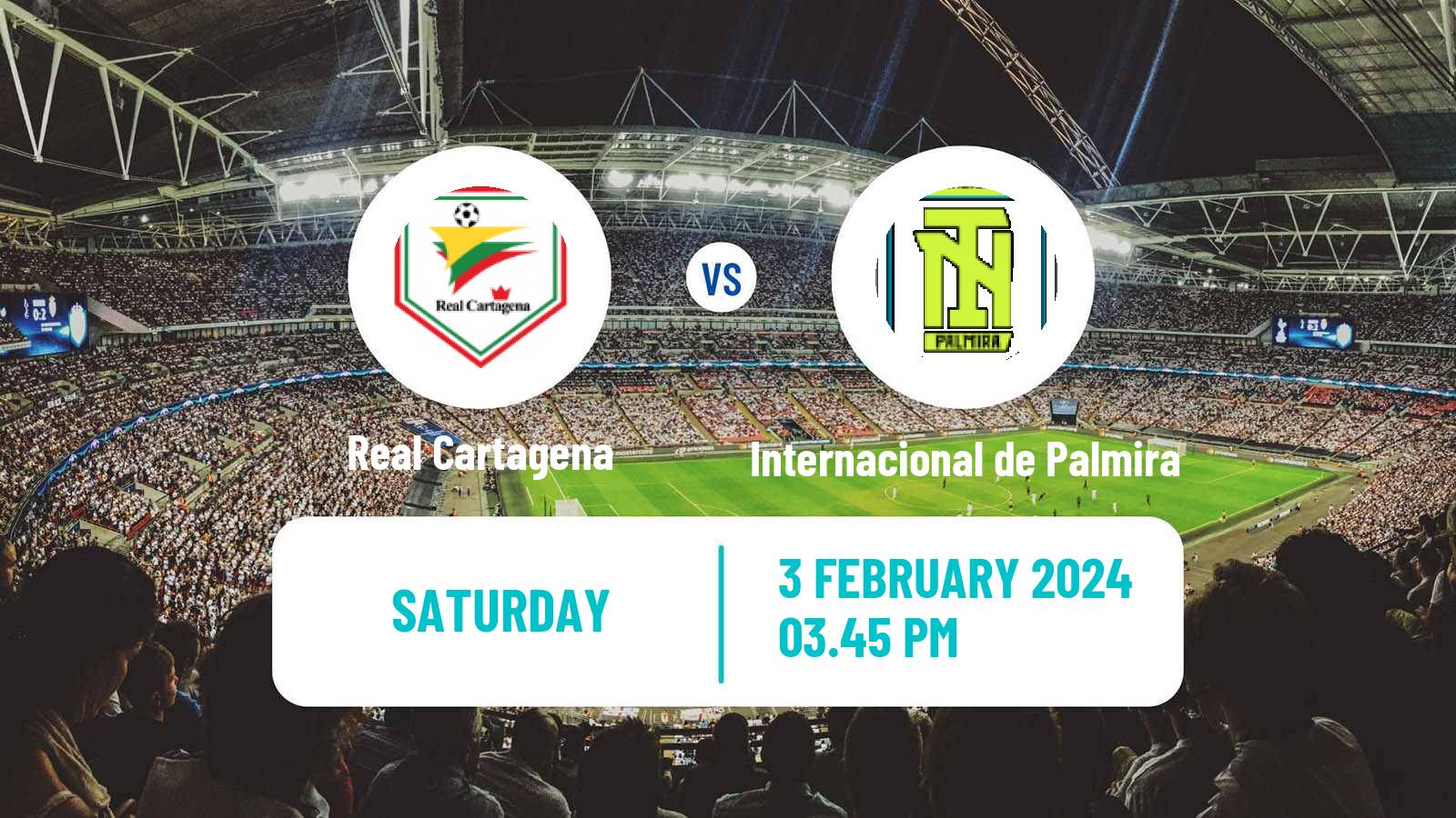 Soccer Colombian Primera B Real Cartagena - Internacional de Palmira