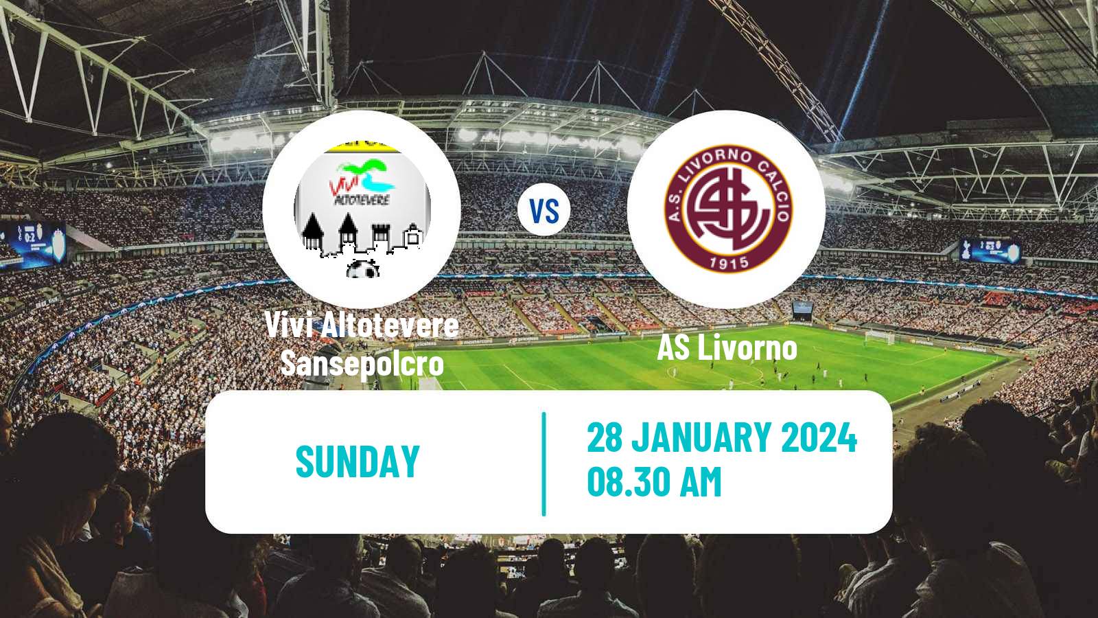 Soccer Italian Serie D - Group E Vivi Altotevere Sansepolcro - Livorno