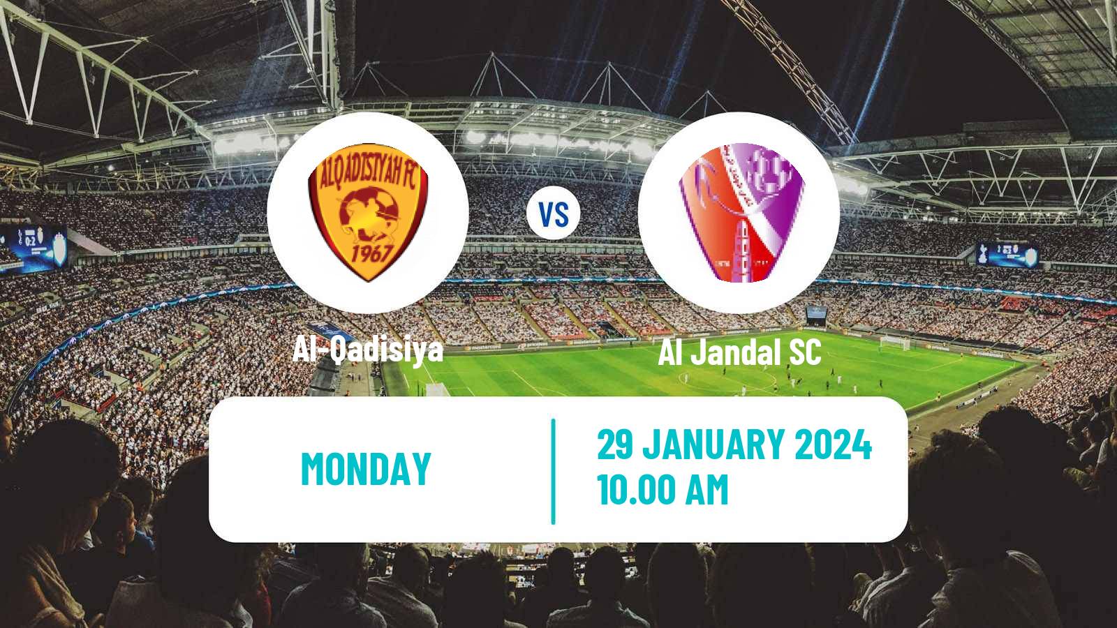 Soccer Saudi Division 1 Al-Qadisiya - Al Jandal