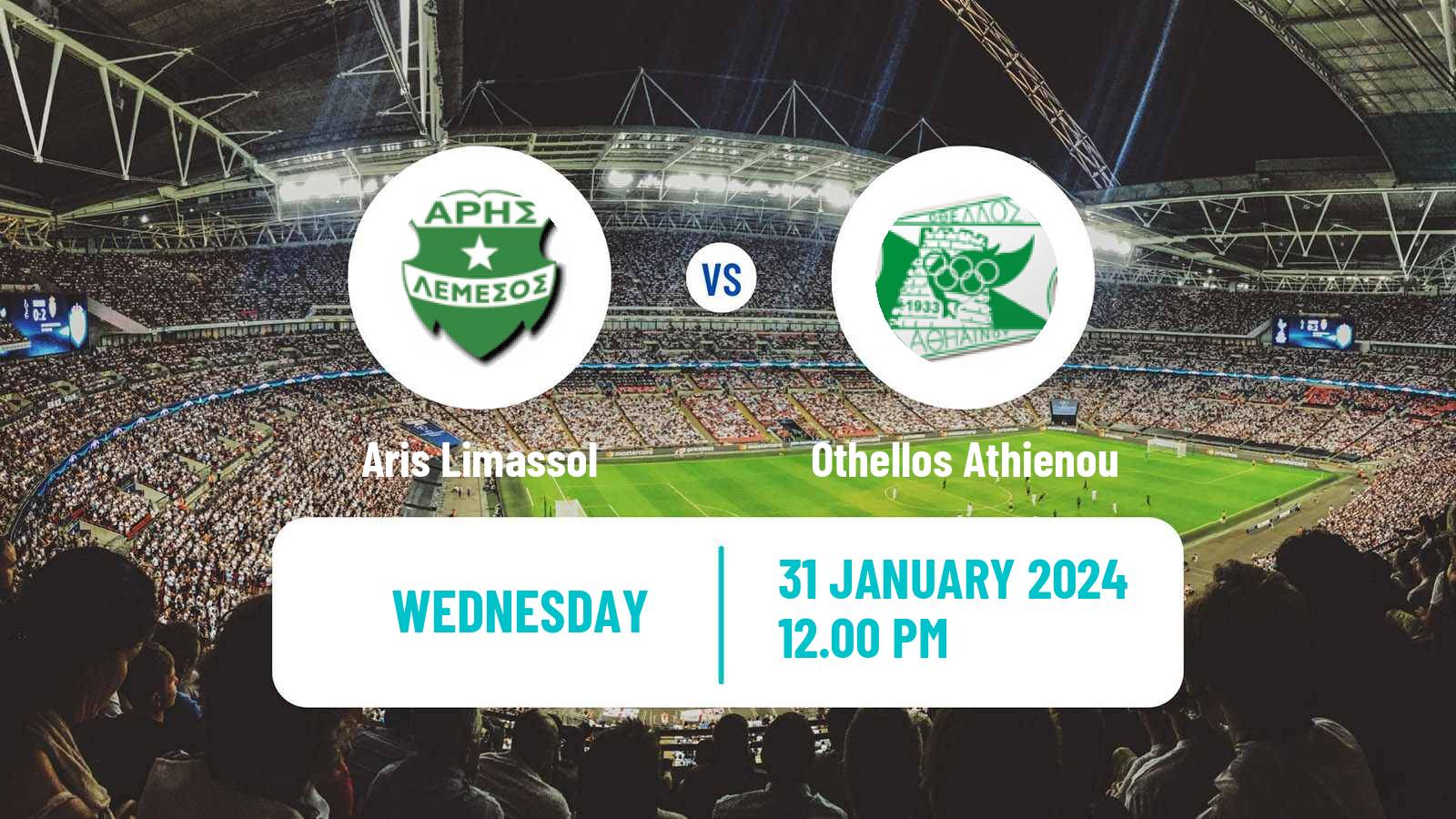 Soccer Cypriot First Division Aris Limassol - Othellos Athienou