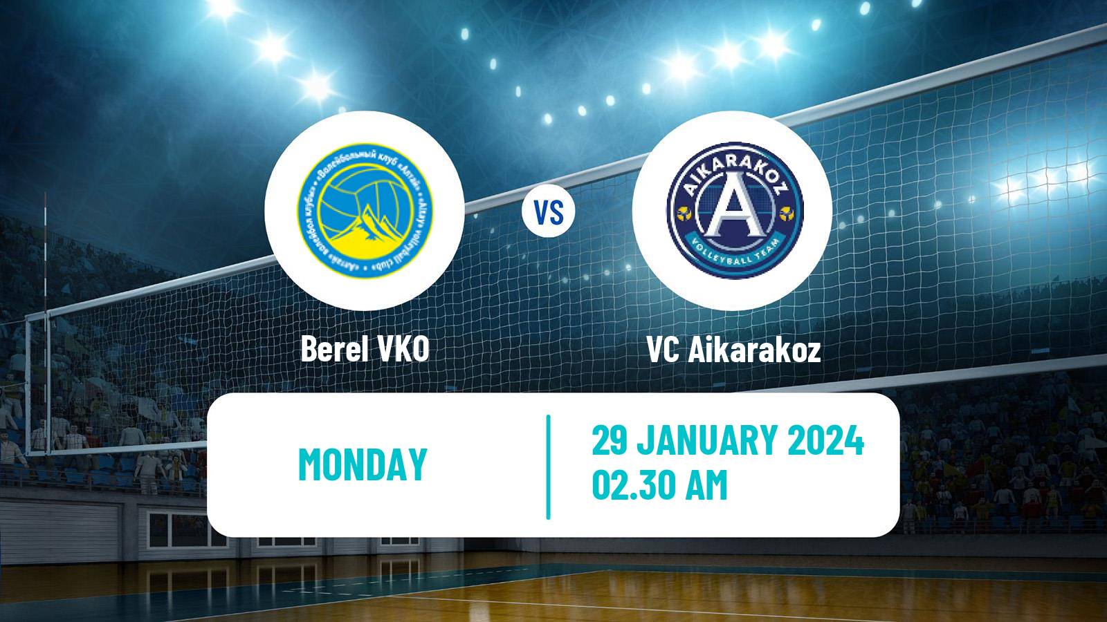 Volleyball Kazakh National League Volleyball Women Berel VKO - Aikarakoz