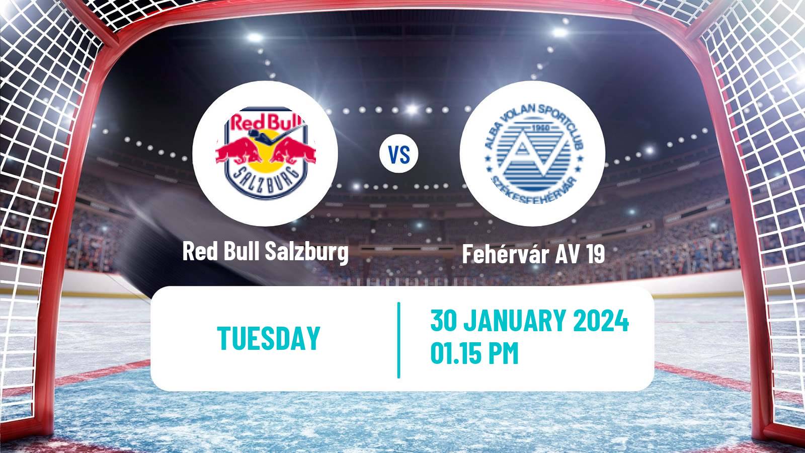 Hockey Austrian Ice Hockey League Red Bull Salzburg - Fehérvár AV 19