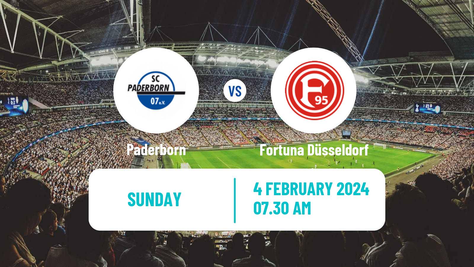 Soccer German 2 Bundesliga Paderborn - Fortuna Düsseldorf