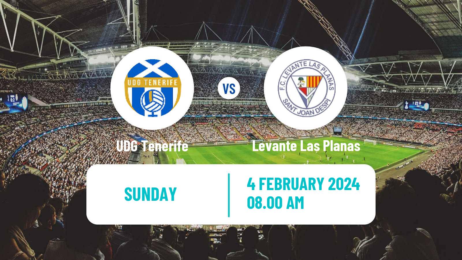 Soccer Spanish Primera División Women UDG Tenerife - Levante Badalona