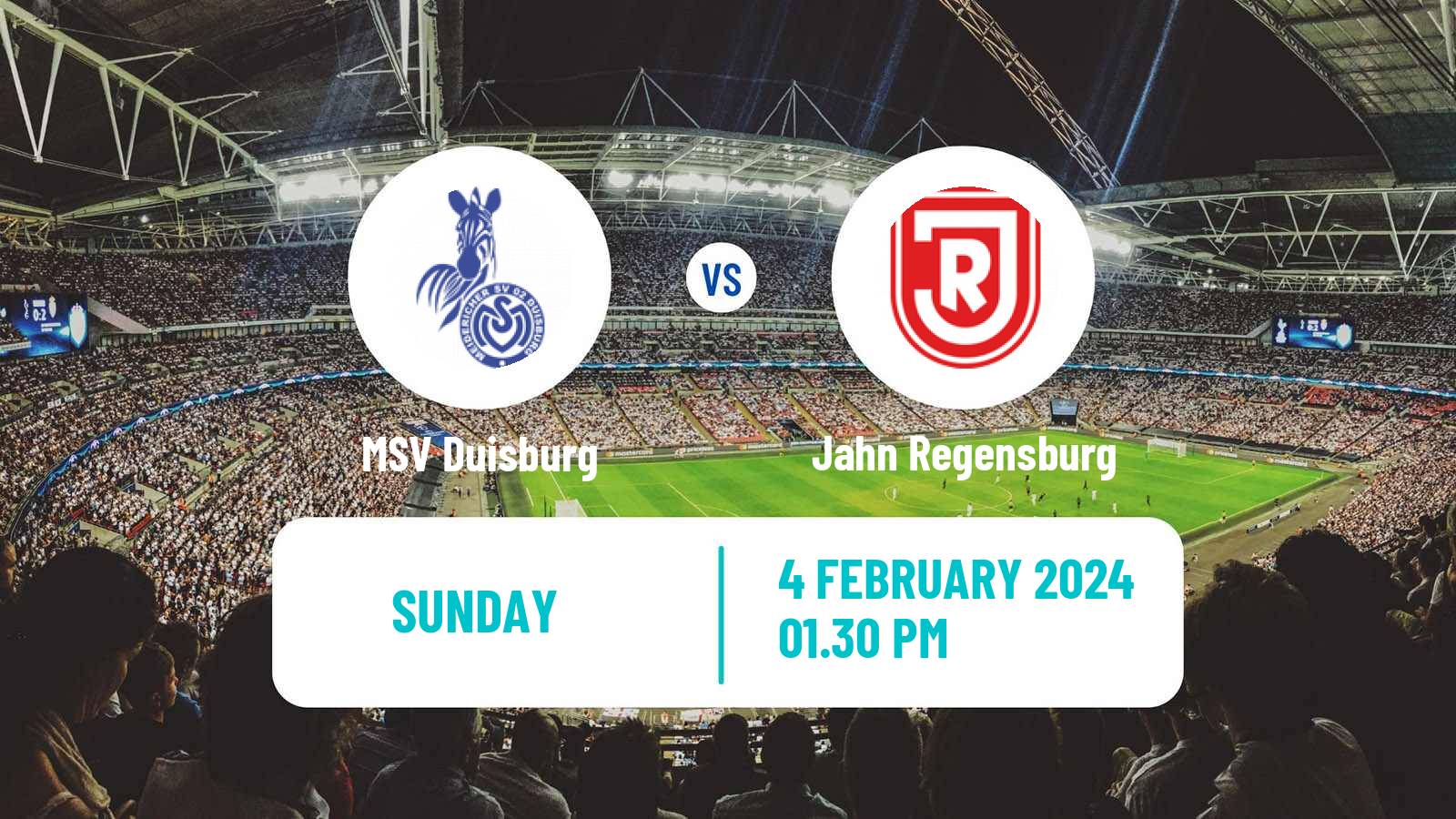 Soccer German 3 Bundesliga Duisburg - Jahn Regensburg