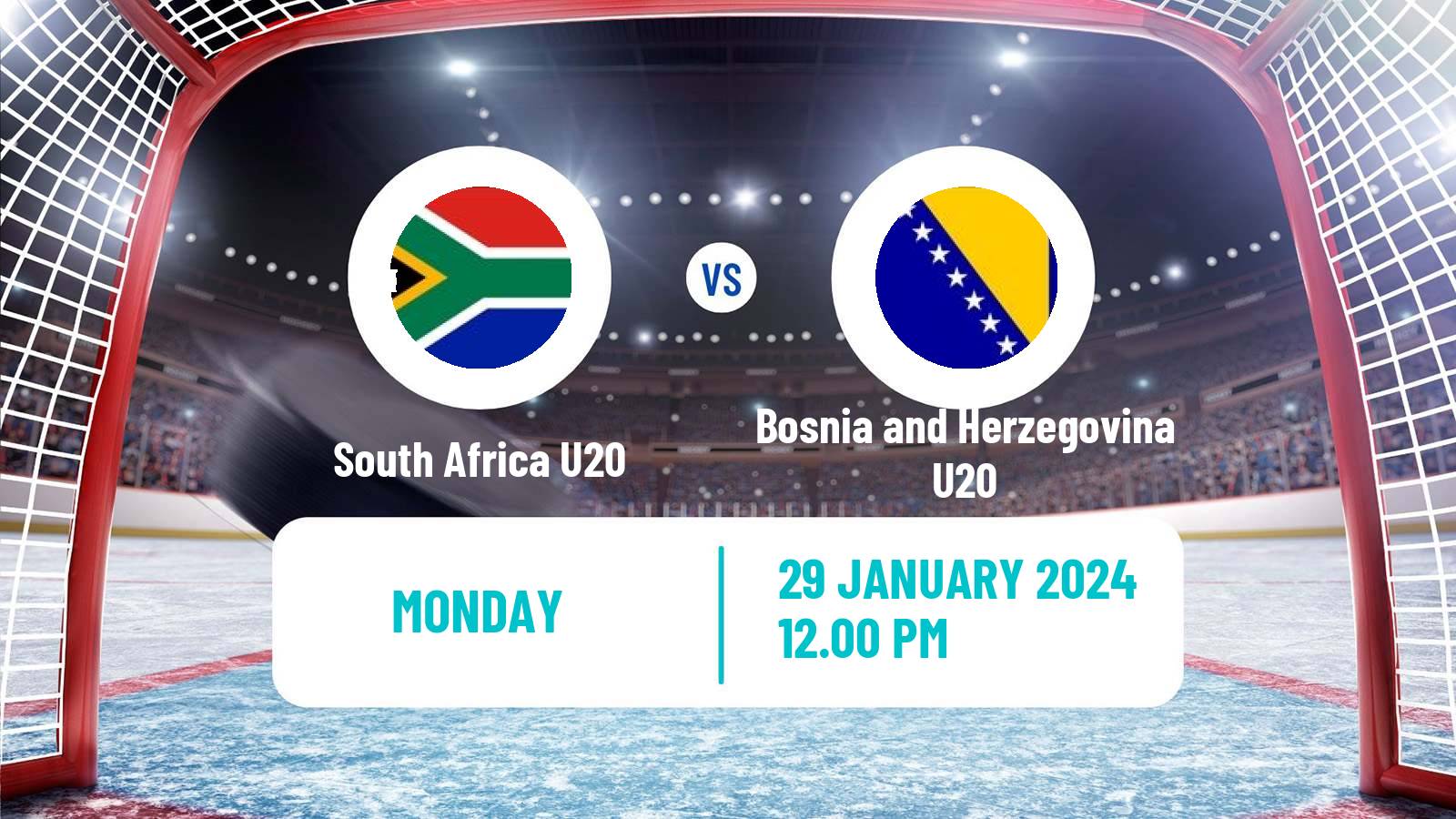 Hockey IIHF World U20 Championship IIIB South Africa U20 - Bosnia and Herzegovina U20