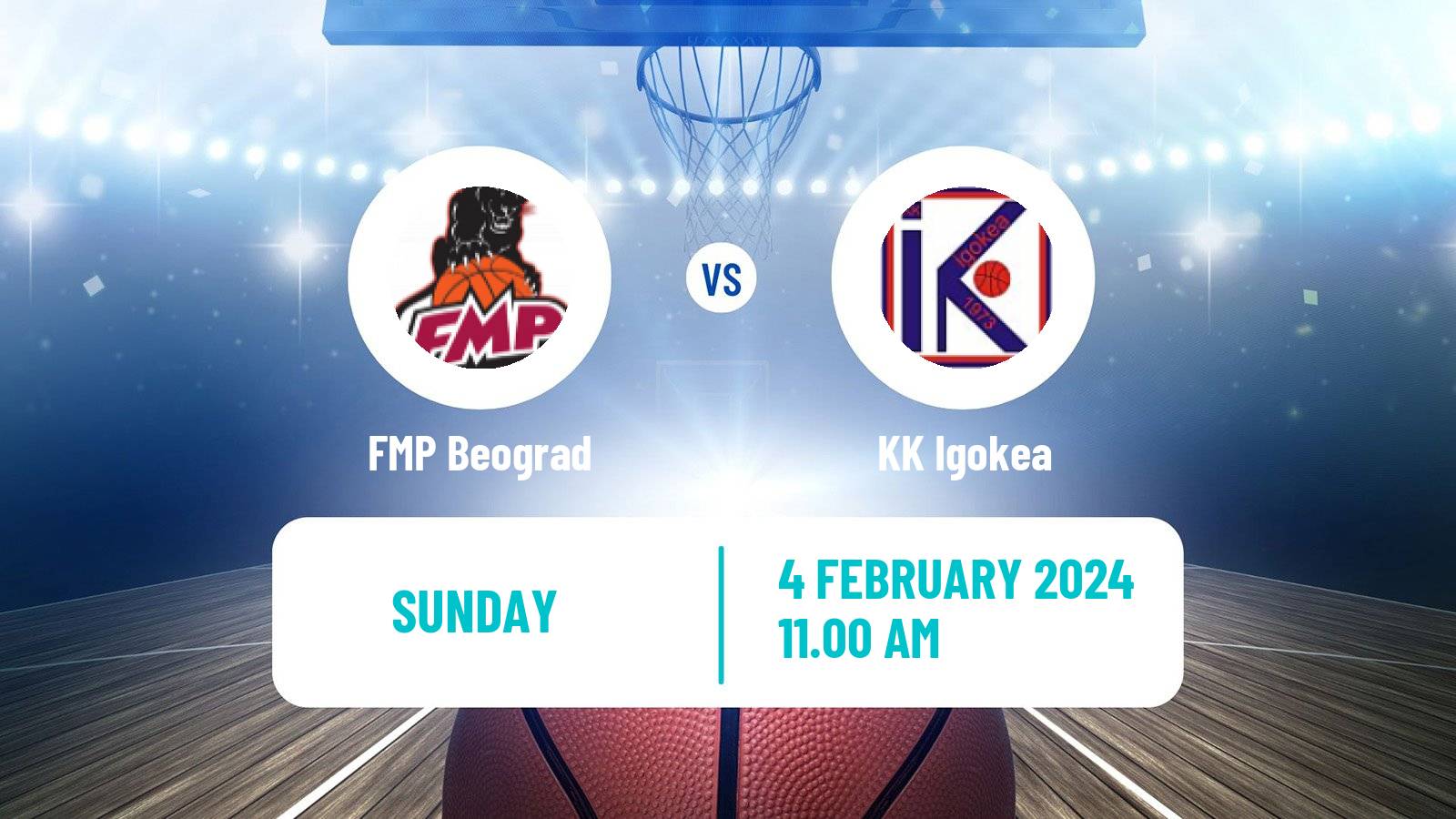 Basketball Adriatic League FMP Beograd - Igokea