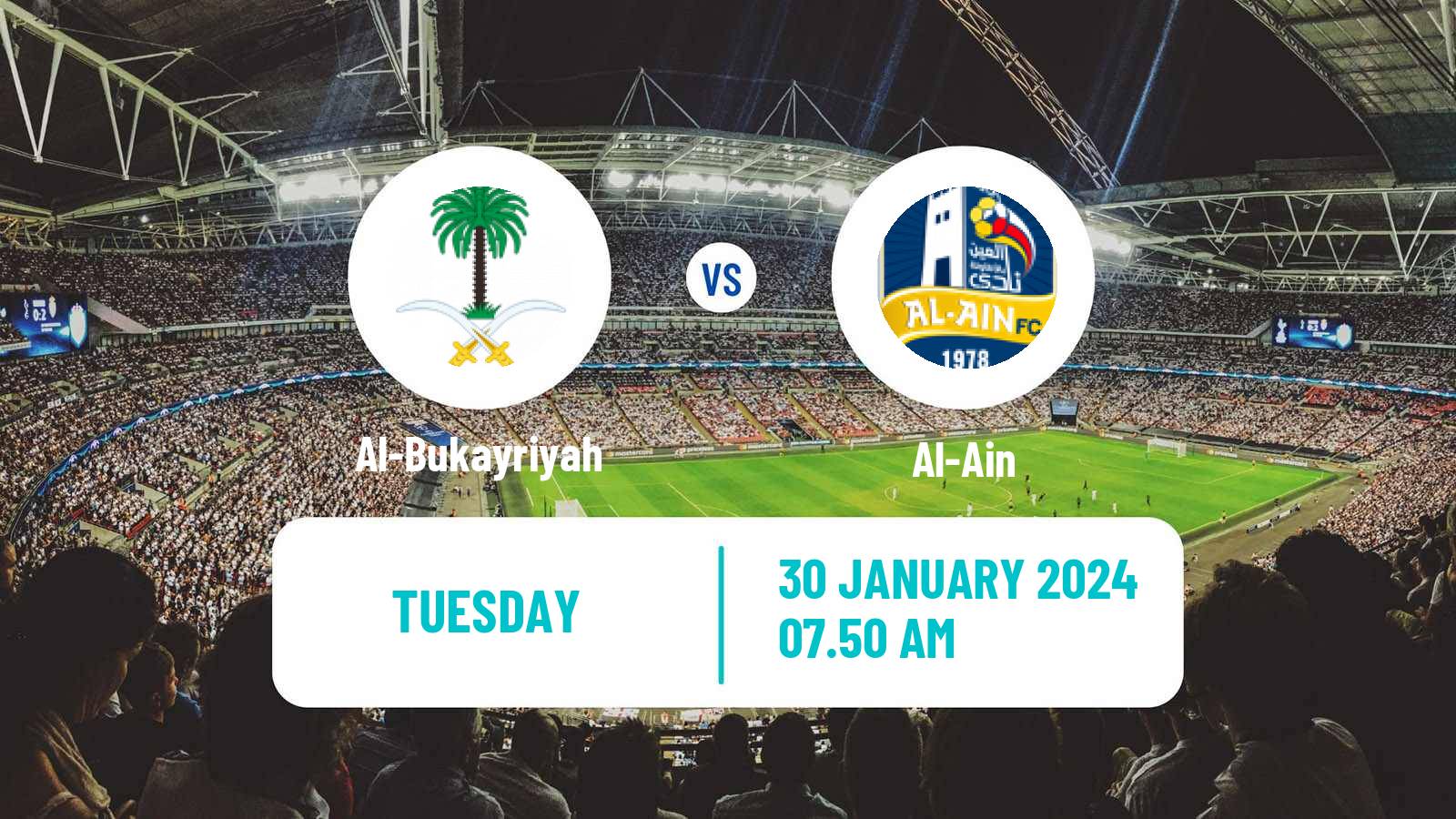 Soccer Saudi Division 1 Al-Bukayriyah - Al-Ain