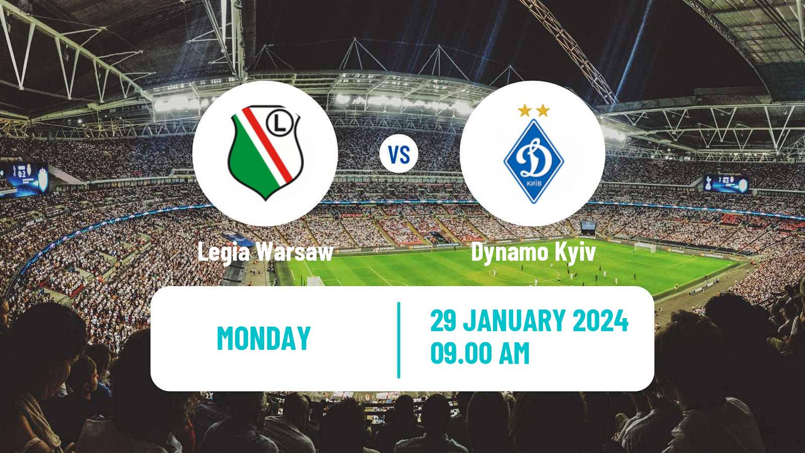 Soccer Club Friendly Legia Warsaw - Dynamo Kyiv