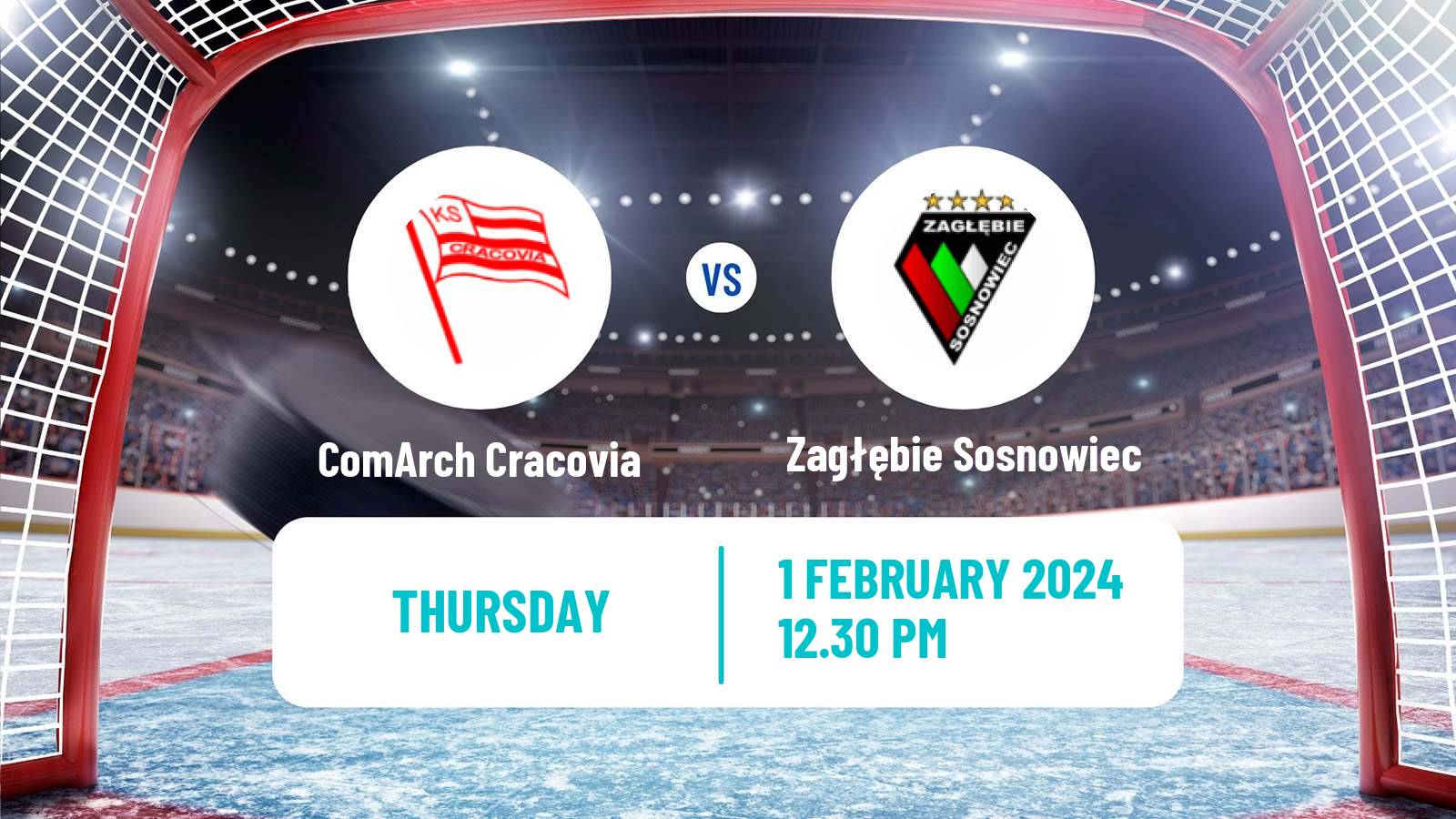 Hockey Polska Liga Hokejowa ComArch Cracovia - Zagłębie Sosnowiec