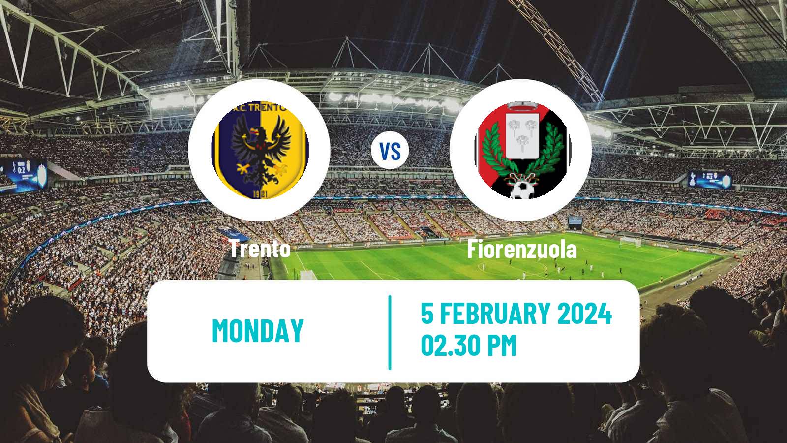 Soccer Italian Serie C Group A Trento - Fiorenzuola
