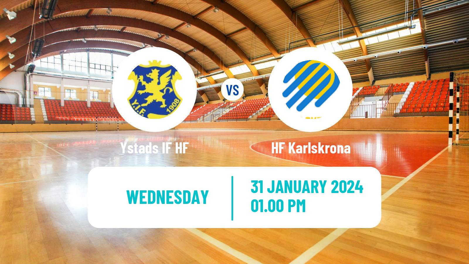 Handball Swedish Elitserien Handball Ystads IF - HF Karlskrona