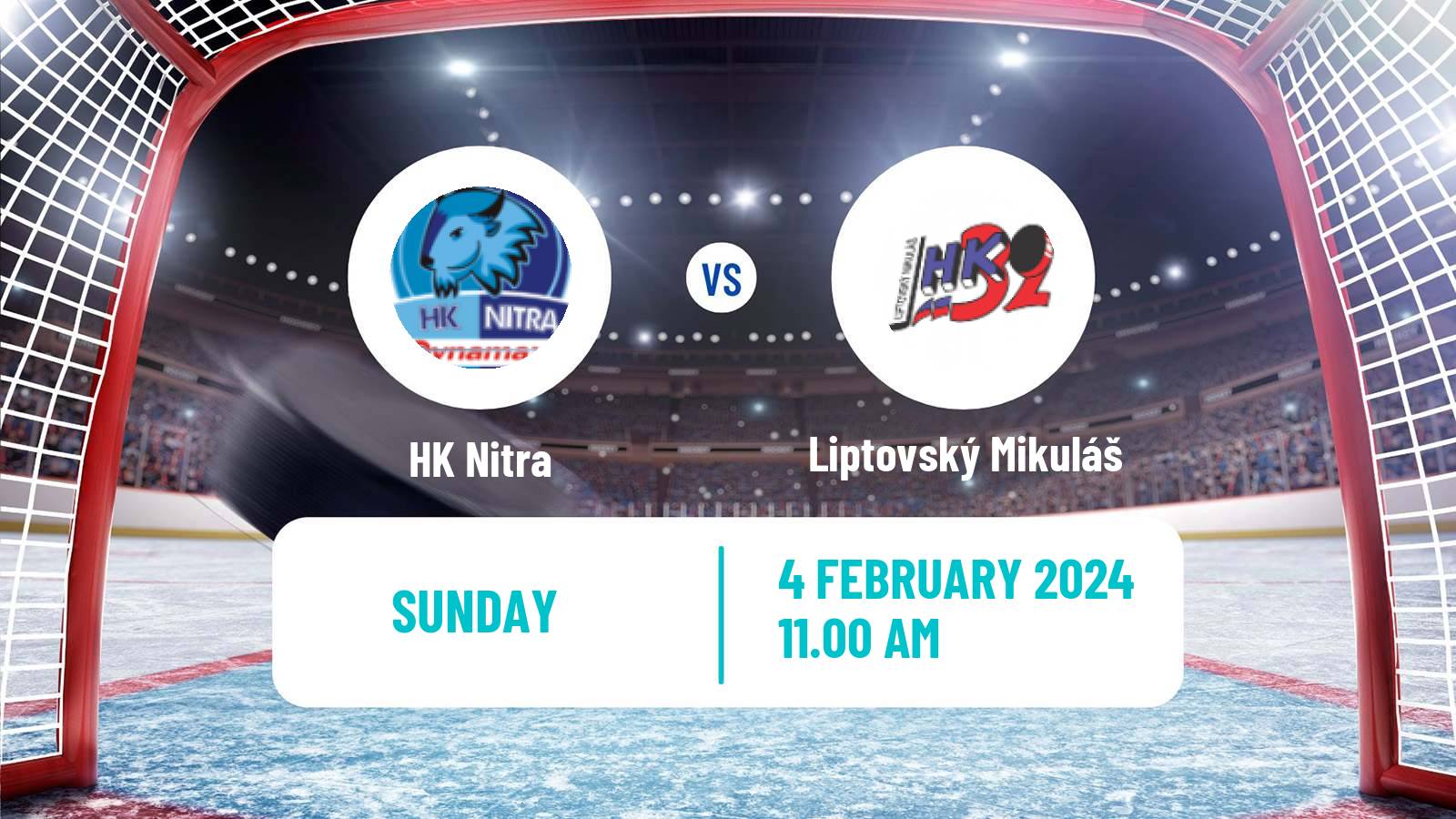 Hockey Slovak Extraliga Nitra - Liptovský Mikuláš