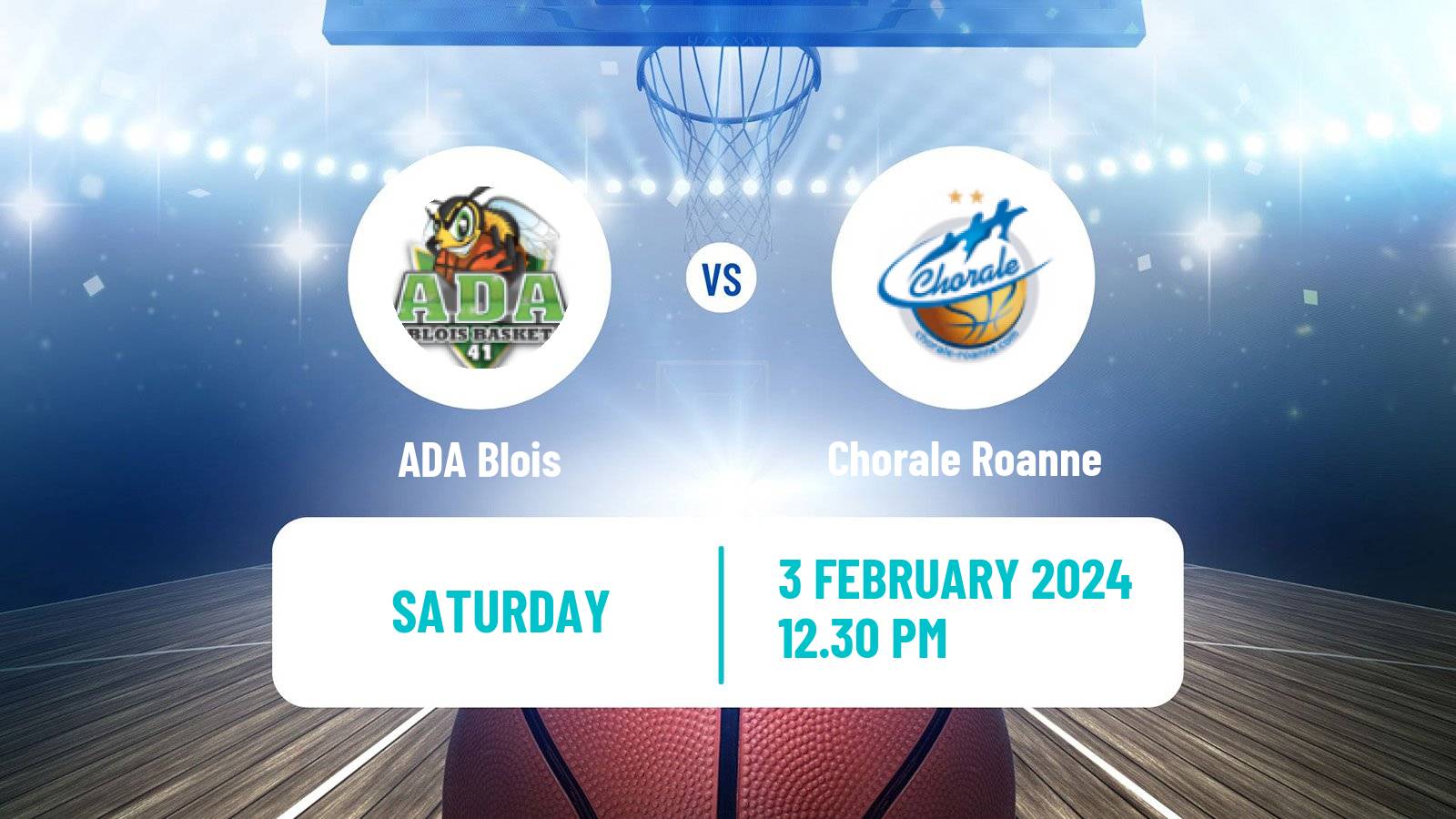 Basketball French LNB ADA Blois - Chorale Roanne