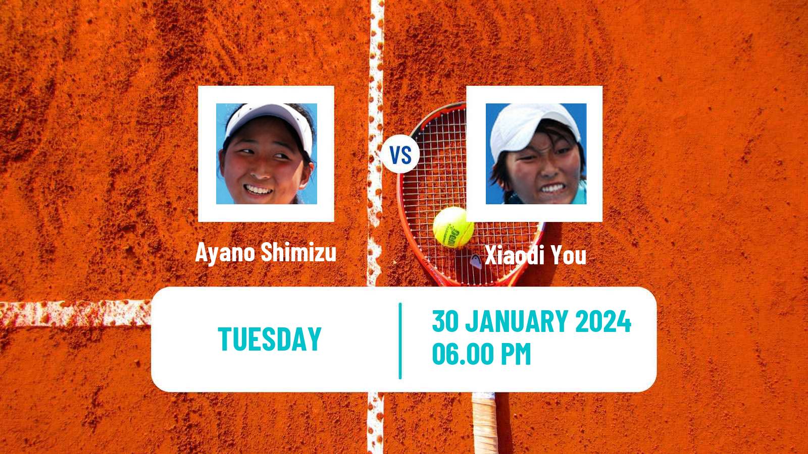 Tennis ITF W75 Burnie Women Ayano Shimizu - Xiaodi You