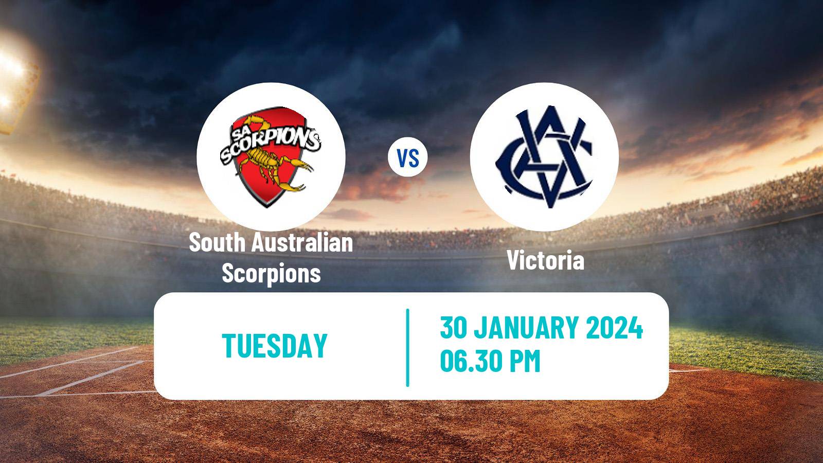 Cricket Australian National League Cricket Women South Australian Scorpions - Victoria