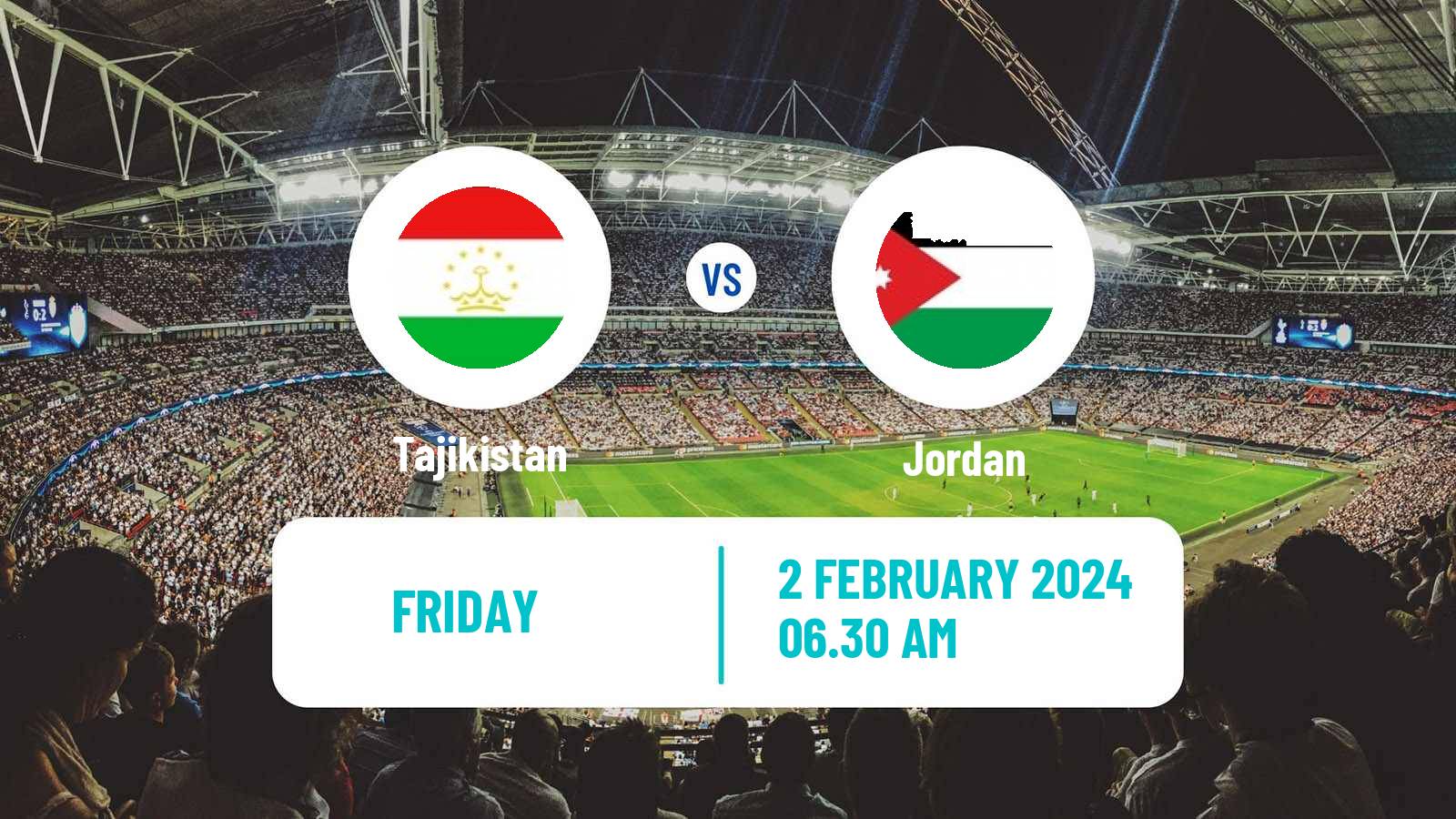 Soccer Asian Cup Tajikistan - Jordan