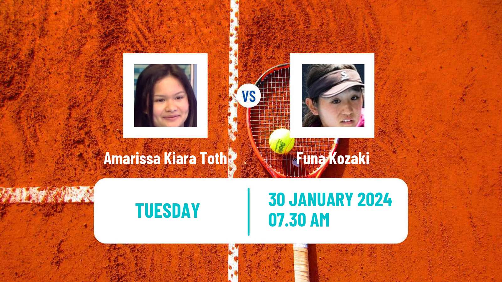 Tennis ITF W15 Antalya Women Amarissa Kiara Toth - Funa Kozaki