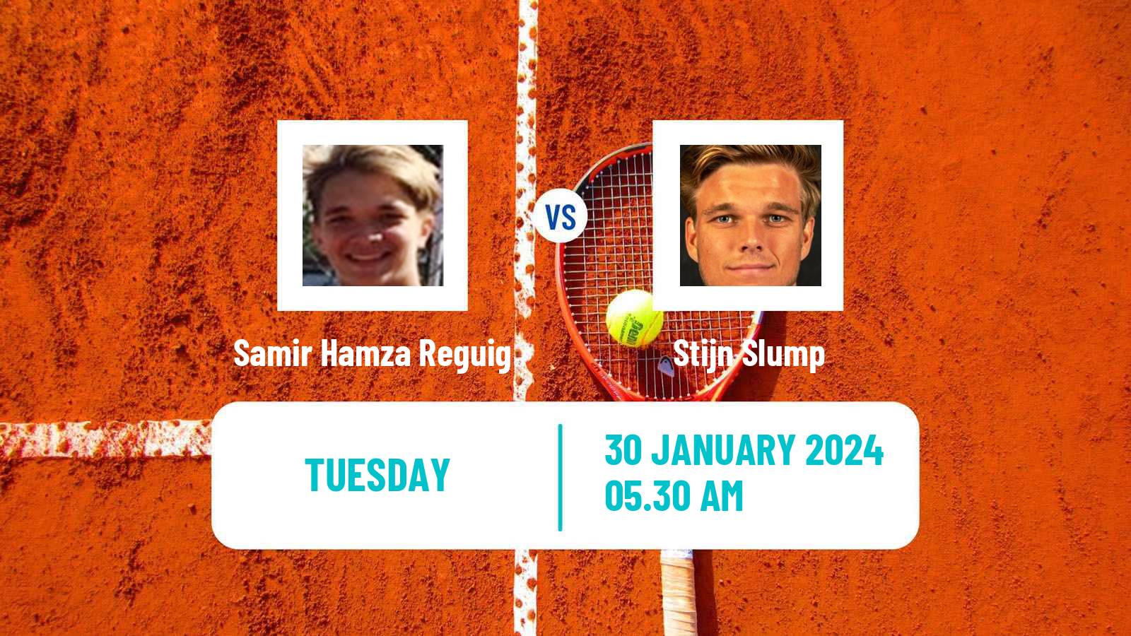 Tennis ITF M25 Hammamet Men Samir Hamza Reguig - Stijn Slump