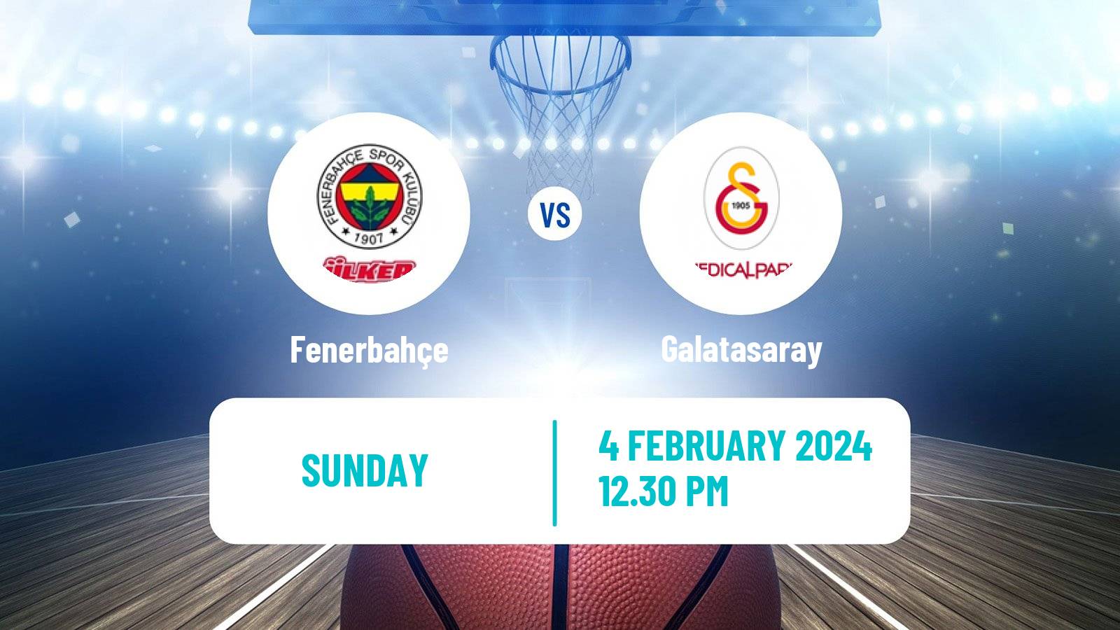 Basketball Turkish Basketball Super Ligi Fenerbahçe - Galatasaray