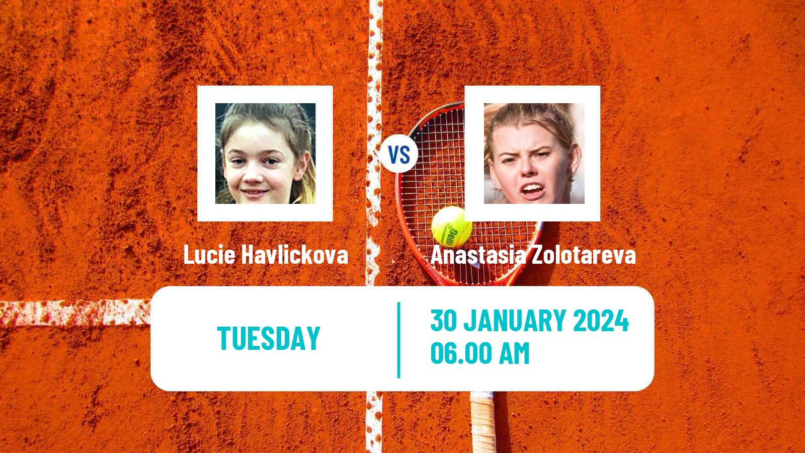 Tennis ITF W15 Antalya Women Lucie Havlickova - Anastasia Zolotareva
