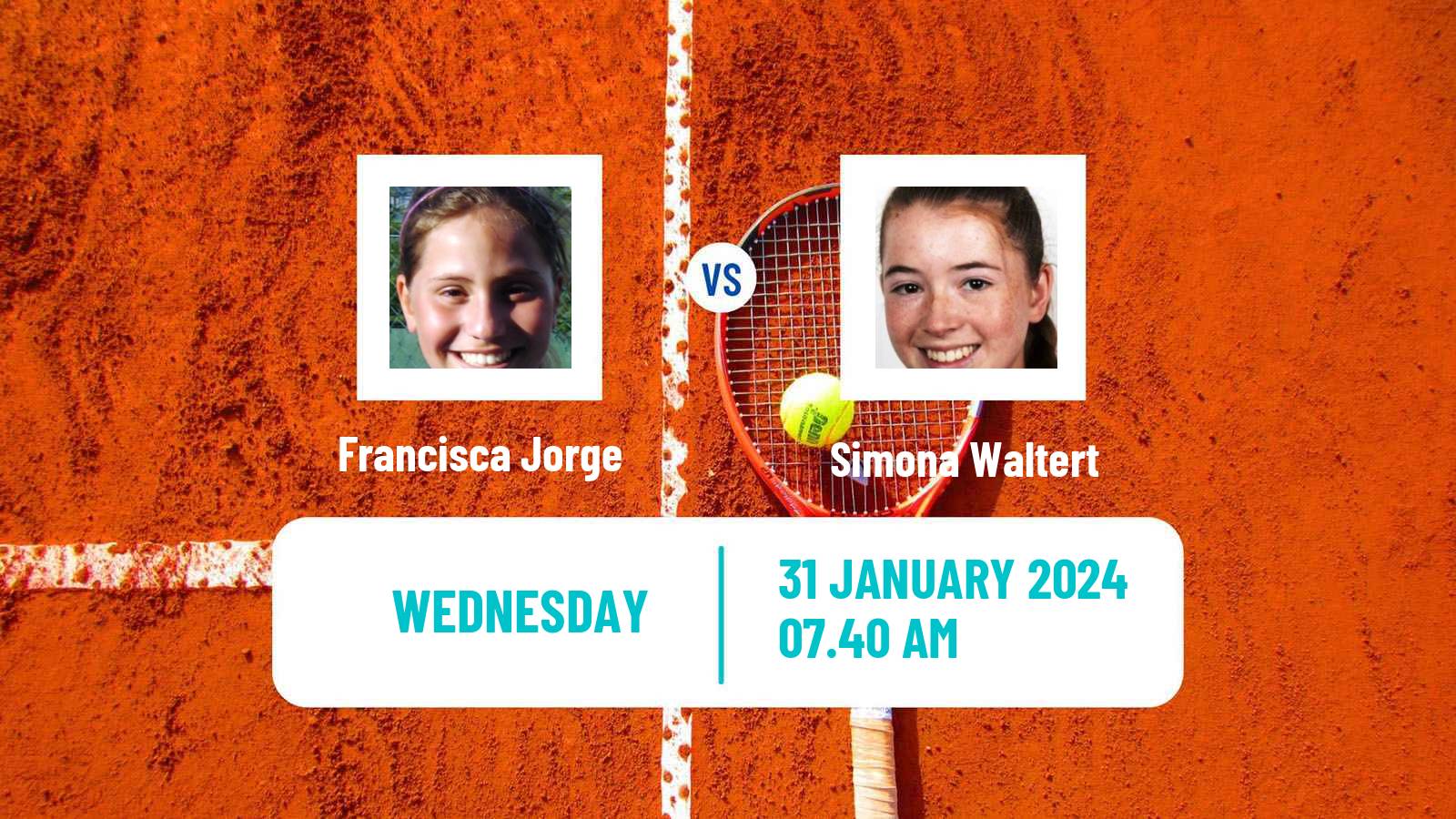 Tennis ITF W50 Porto Women Francisca Jorge - Simona Waltert