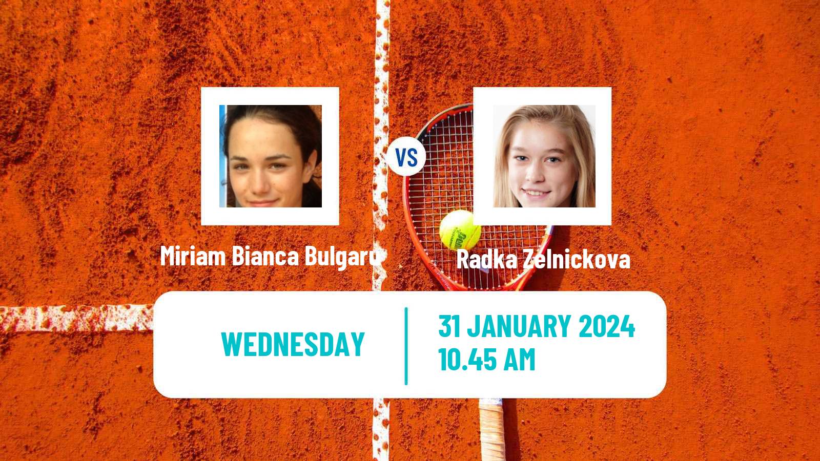 Tennis ITF W50 Porto Women Miriam Bianca Bulgaru - Radka Zelnickova