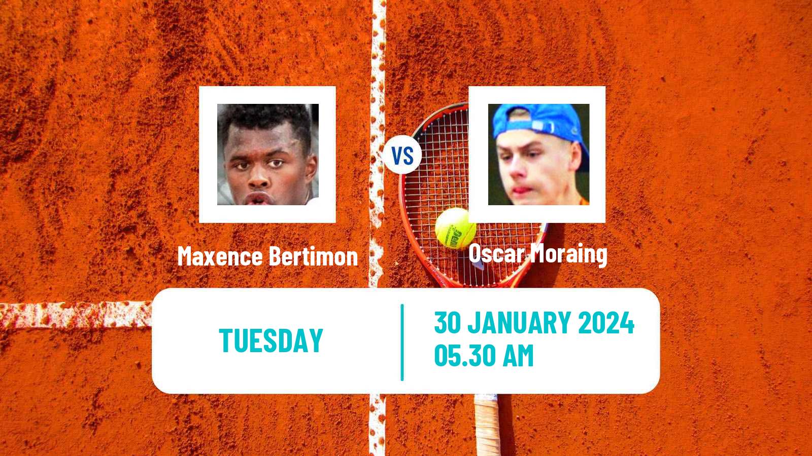 Tennis ITF M25 Hammamet Men Maxence Bertimon - Oscar Moraing