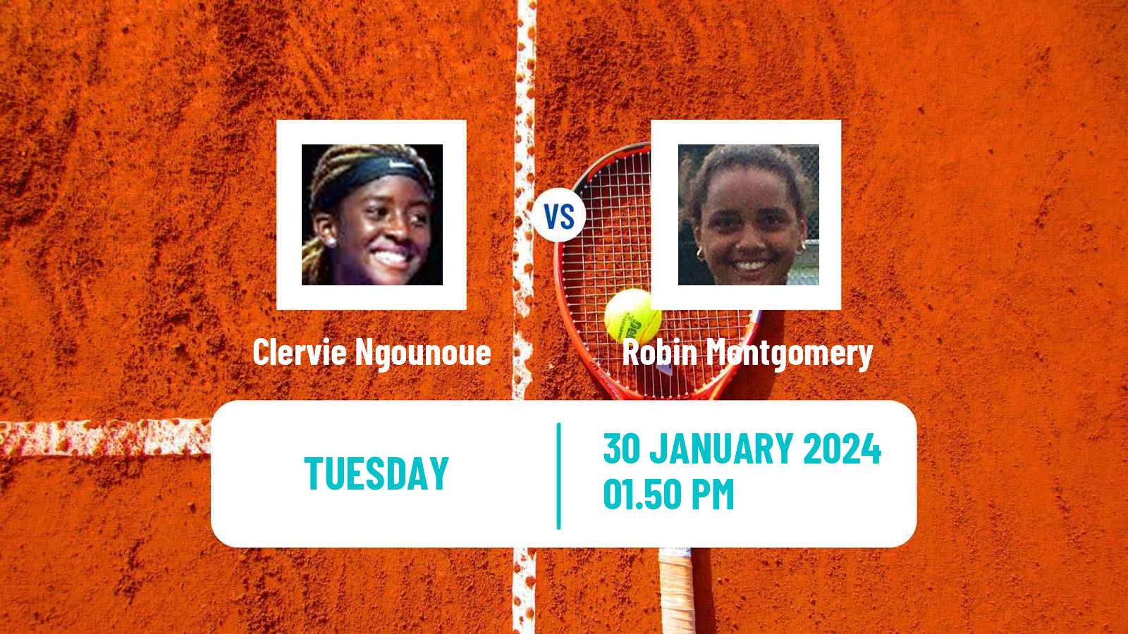 Tennis ITF W75 Rome Ga Women Clervie Ngounoue - Robin Montgomery
