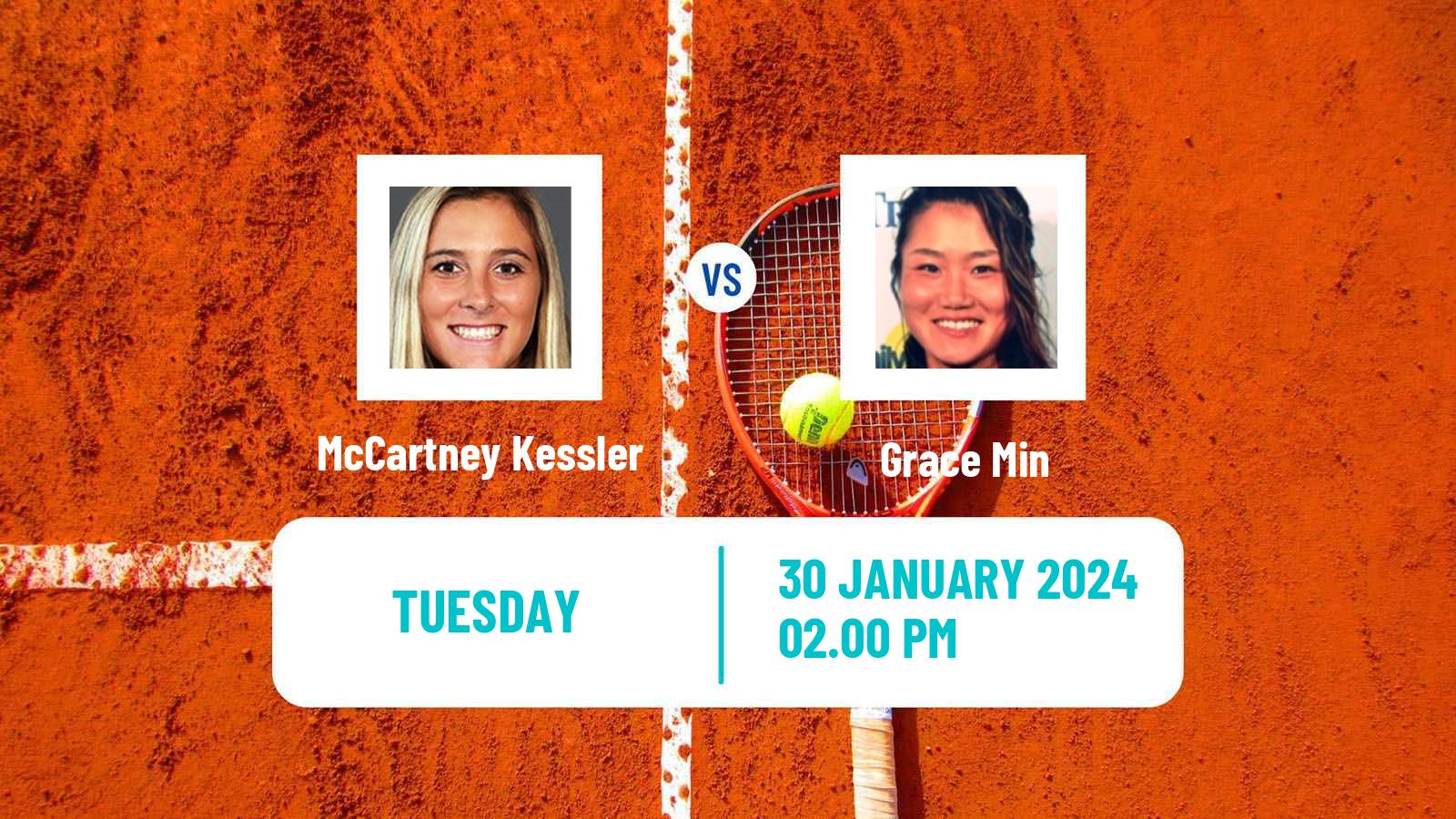 Tennis ITF W75 Rome Ga Women McCartney Kessler - Grace Min