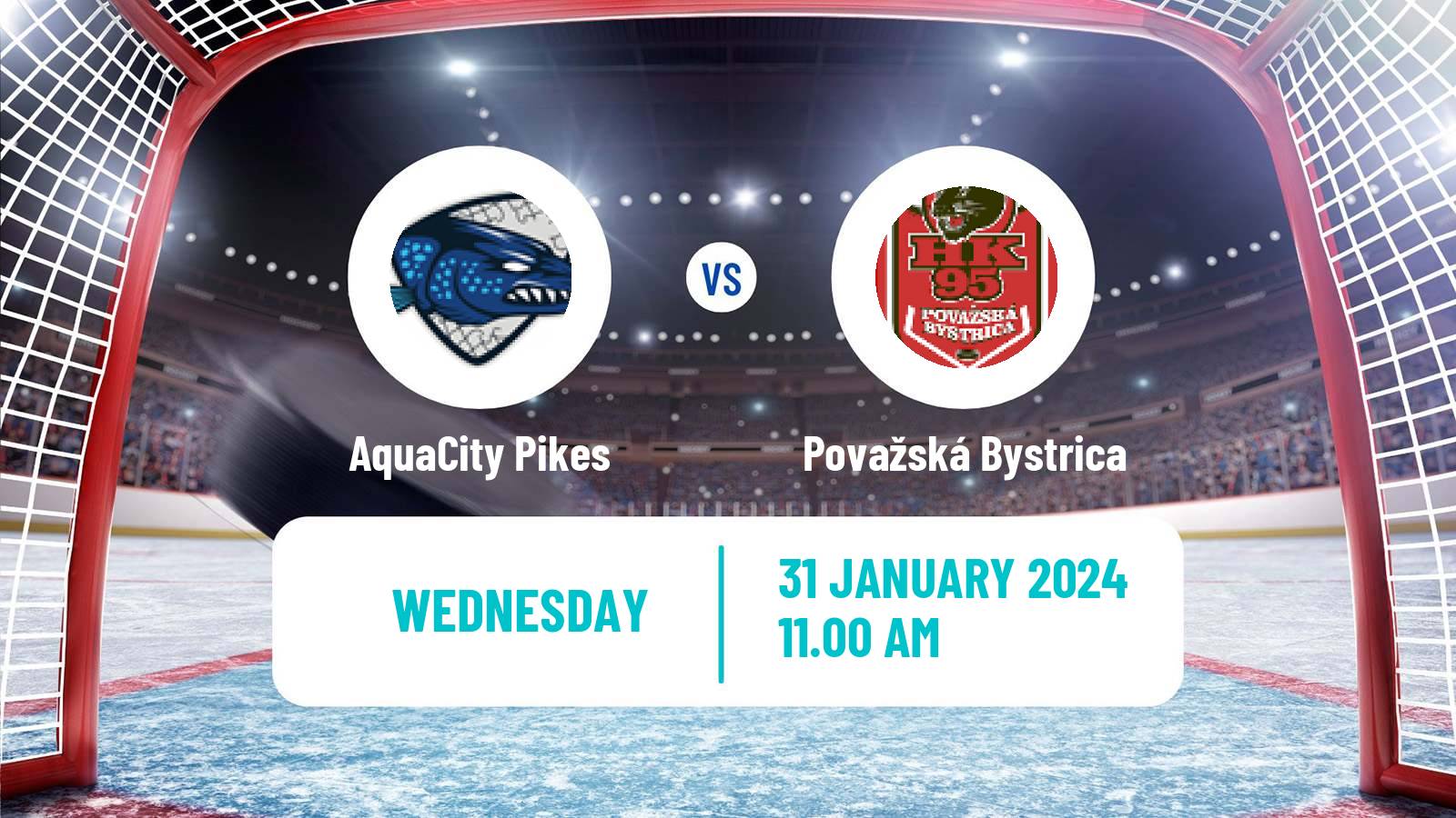 Hockey Slovak 1 Liga Hockey AquaCity Pikes - Považská Bystrica