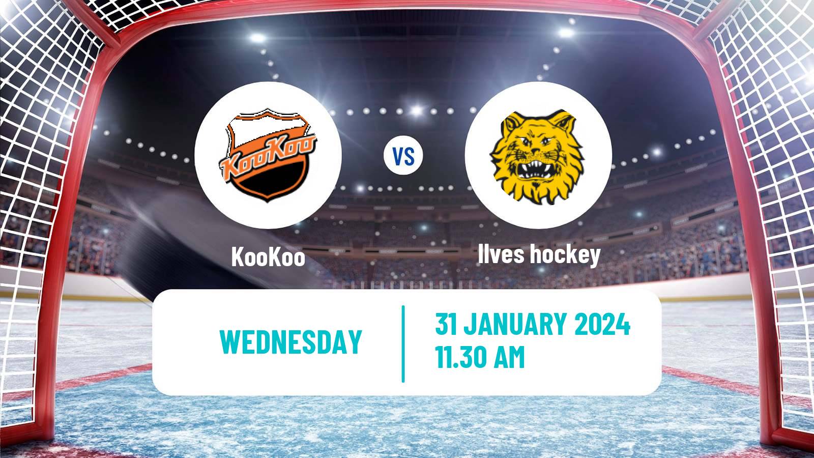 Hockey Finnish SM-liiga KooKoo - Ilves