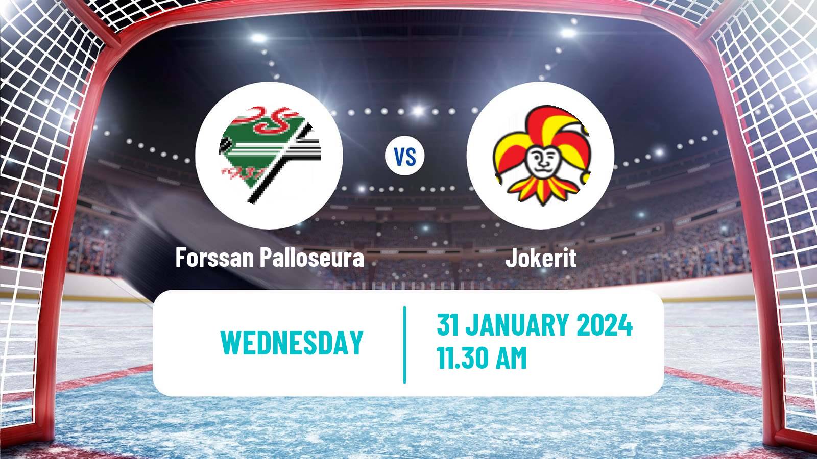 Hockey Finnish Mestis Forssan Palloseura - Jokerit