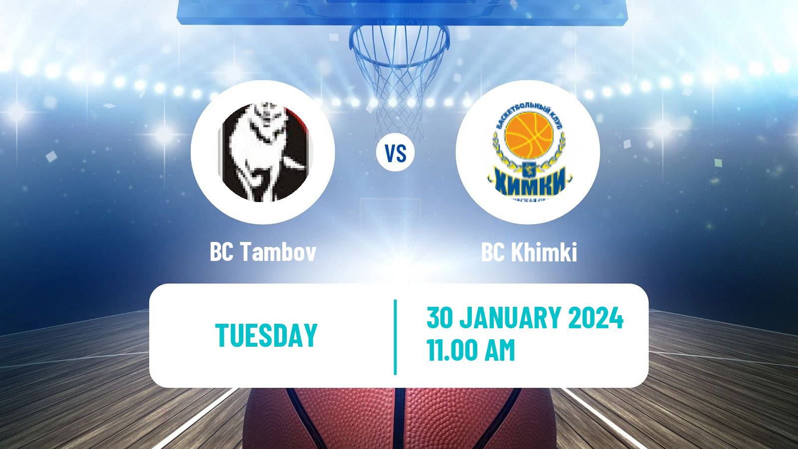 Basketball Russian Super League Basketball Tambov - BC Khimki