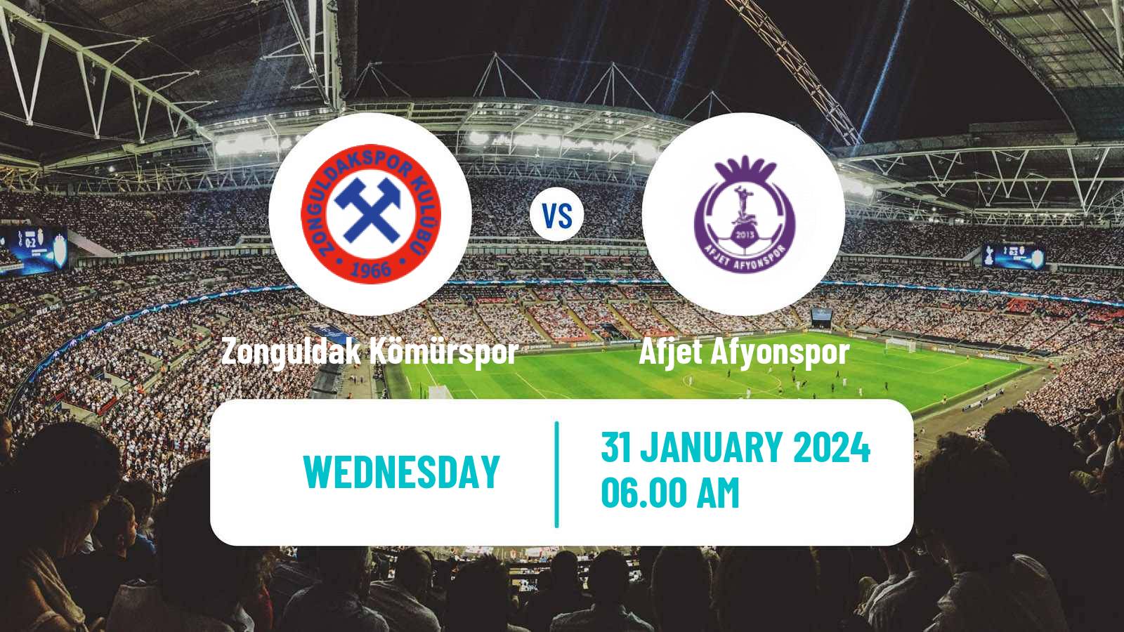 Soccer Turkish Second League White Group Zonguldak Kömürspor - Afjet Afyonspor