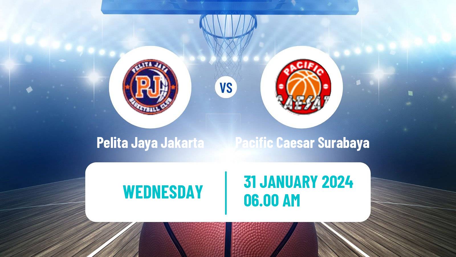 Basketball Indonesian IBL Pelita Jaya Jakarta - Pacific Caesar Surabaya