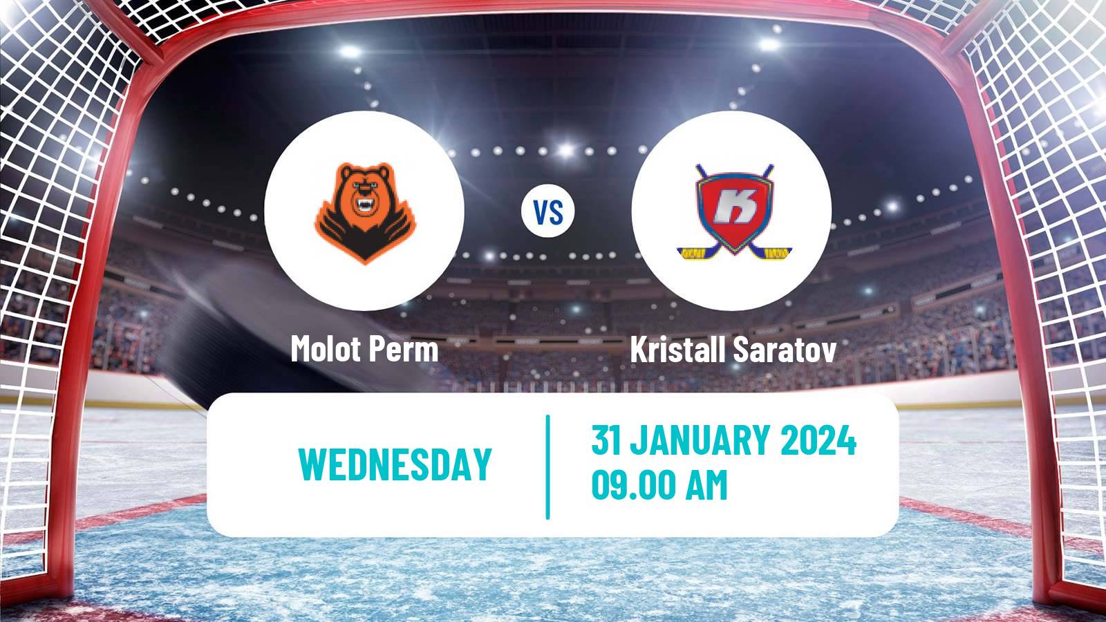 Hockey VHL Molot Perm - Kristall Saratov