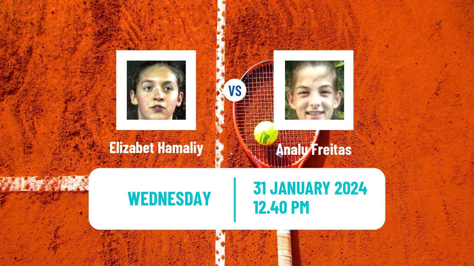Tennis ITF W50 Porto Women Elizabet Hamaliy - Analu Freitas