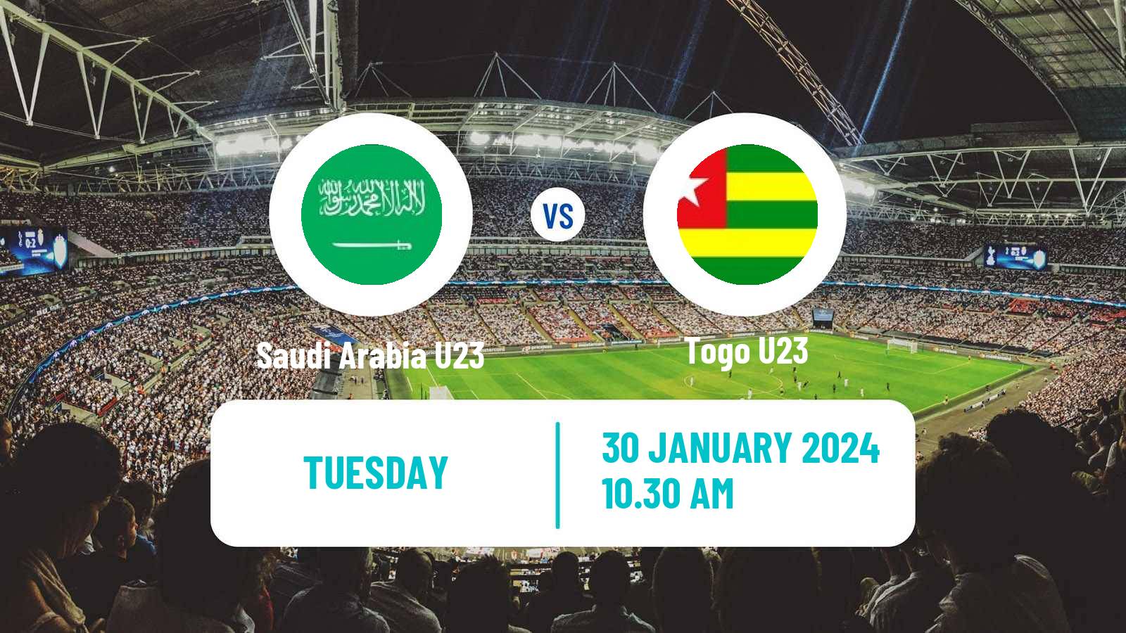 Soccer Friendly Saudi Arabia U23 - Togo U23