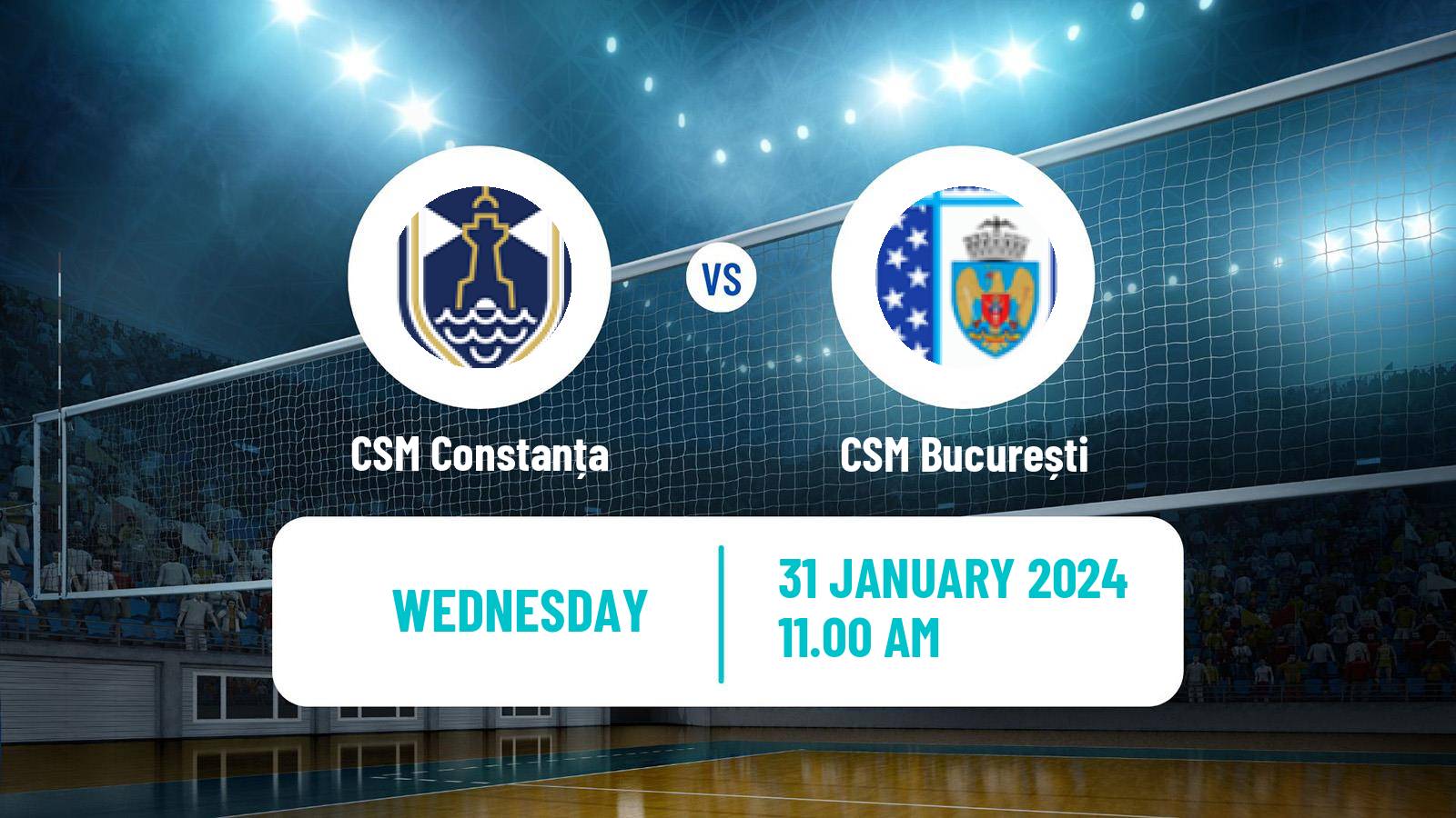 Volleyball Romanian Divizia A1 Volleyball Women CSM Constanța - CSM București