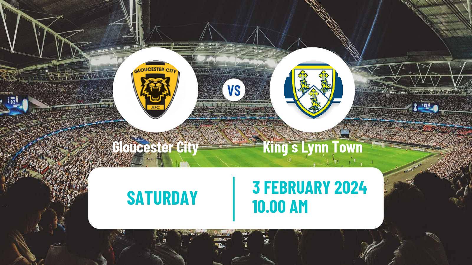 Soccer English National League North Gloucester City - King`s Lynn Town