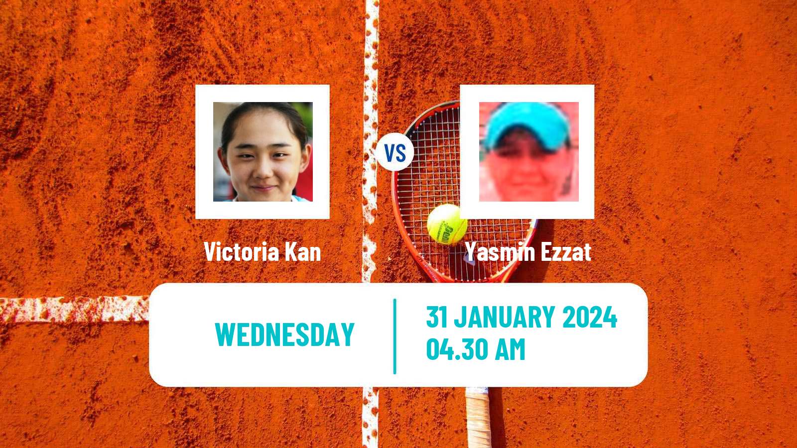 Tennis ITF W35 Sharm Elsheikh Women 2024 Victoria Kan - Yasmin Ezzat