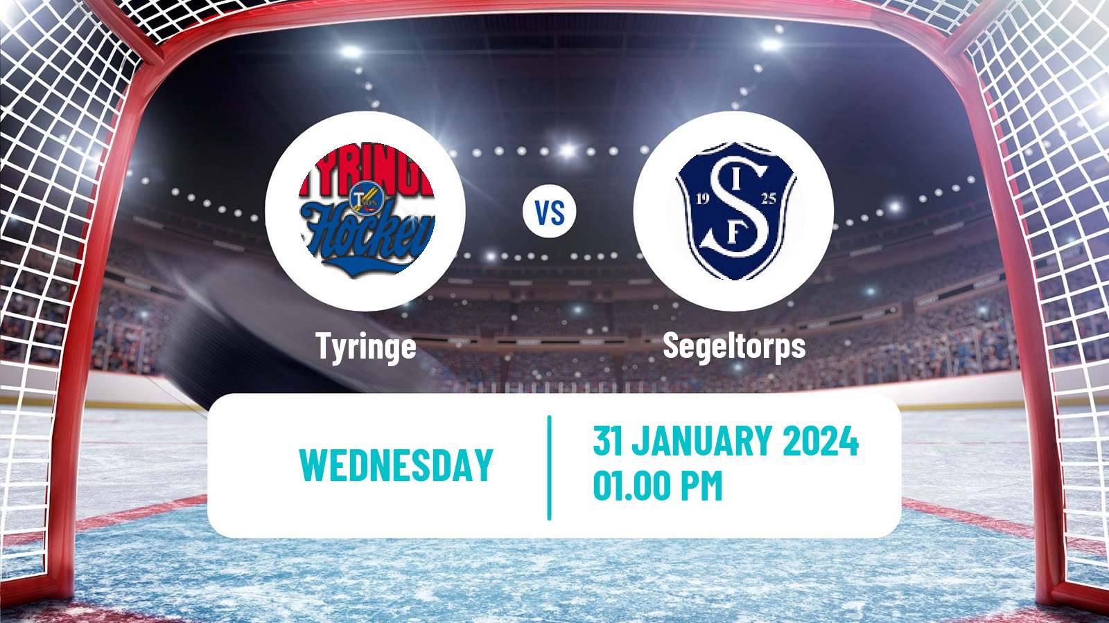Hockey Swedish HockeyEttan Sodra Var Tyringe - Segeltorps
