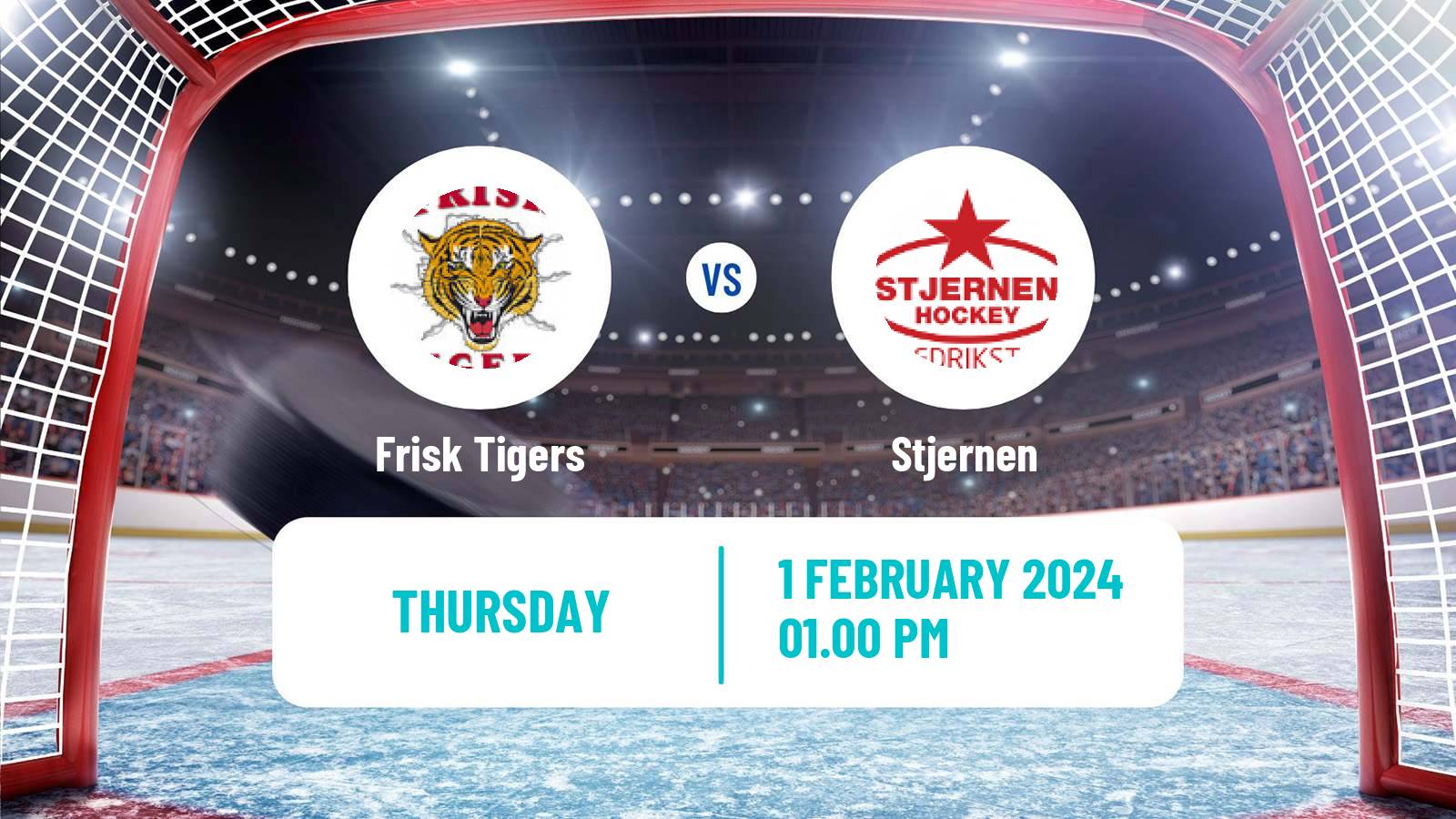 Hockey Norwegian Ligaen Hockey Frisk Tigers - Stjernen