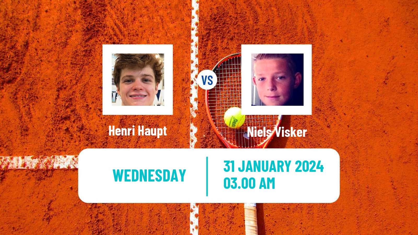 Tennis ITF M15 Sharm Elsheikh Men 2024 Henri Haupt - Niels Visker
