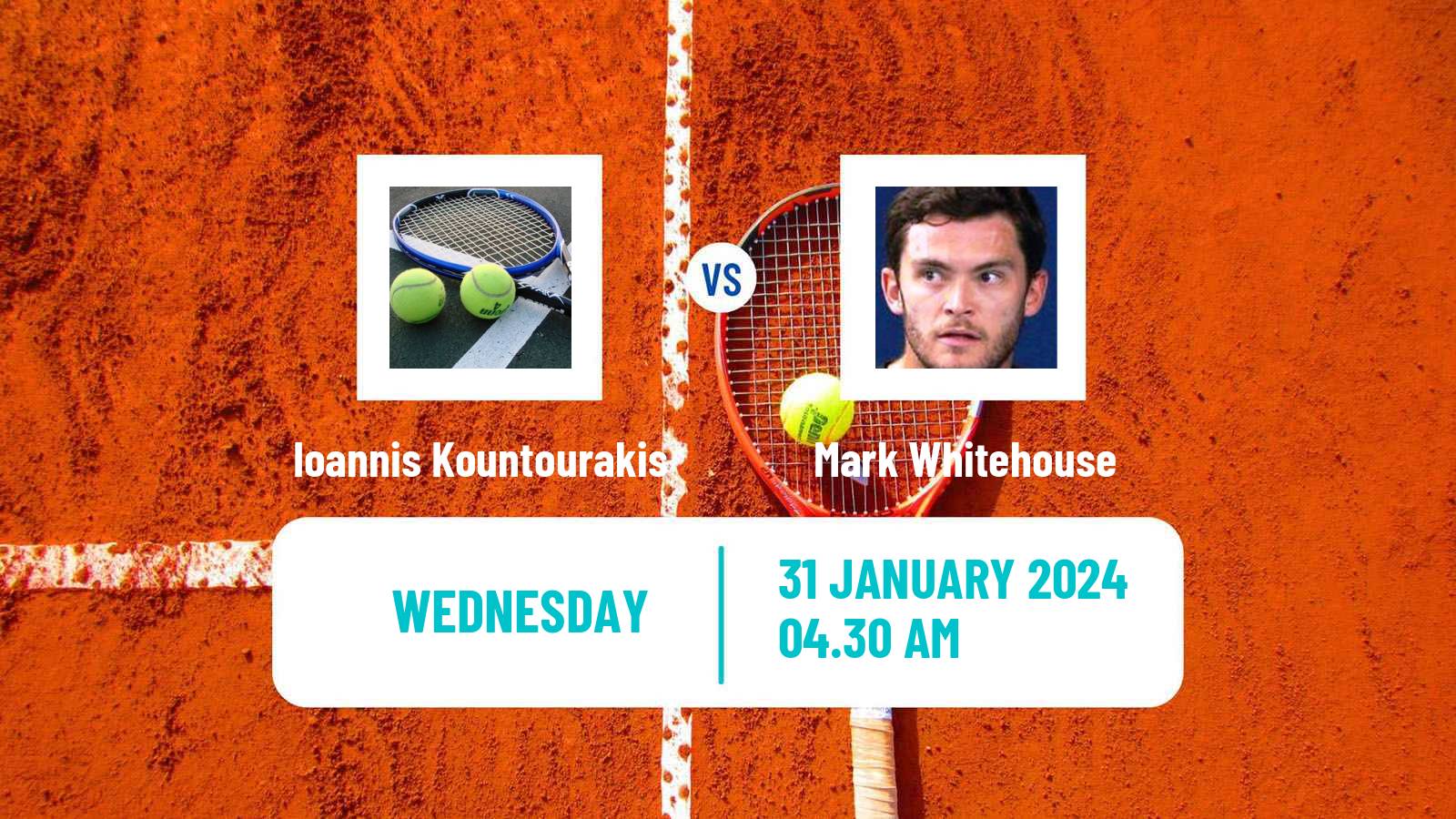 Tennis ITF M15 Sharm Elsheikh Men 2024 Ioannis Kountourakis - Mark Whitehouse