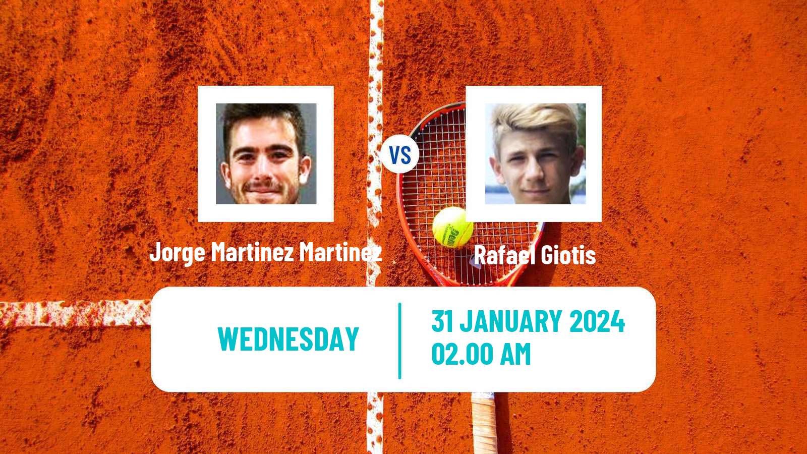 Tennis ITF M25 Antalya Men Jorge Martinez Martinez - Rafael Giotis