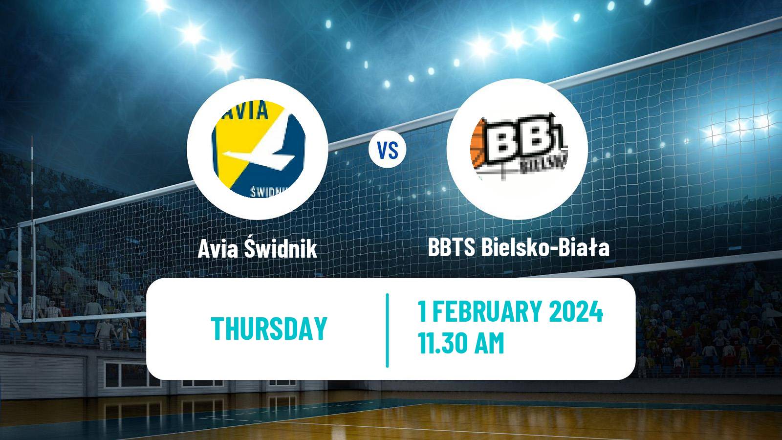 Volleyball Polish I Liga Volleyball Avia Świdnik - BBTS Bielsko-Biała